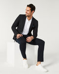 Slim Stretch Textured Tailored Blazer