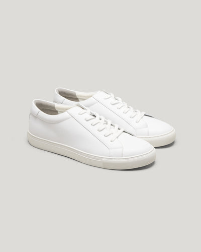 Classic White Leather Sneaker – POLITIX