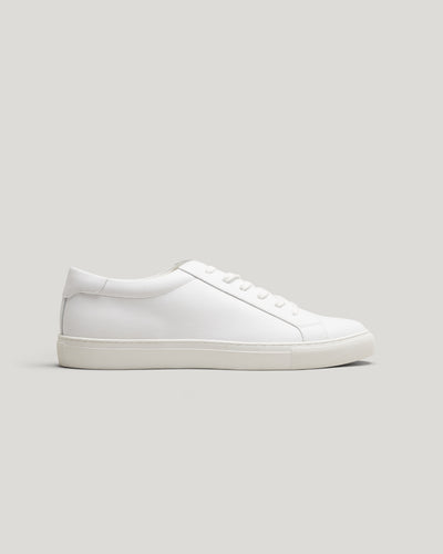 Classic White Leather Sneaker – POLITIX