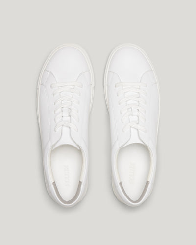Classic White Leather Sneaker – POLITIX