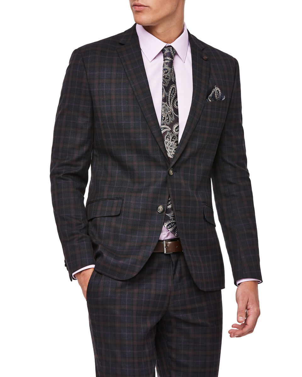 Hatherley Suit, Slate Check, hi-res