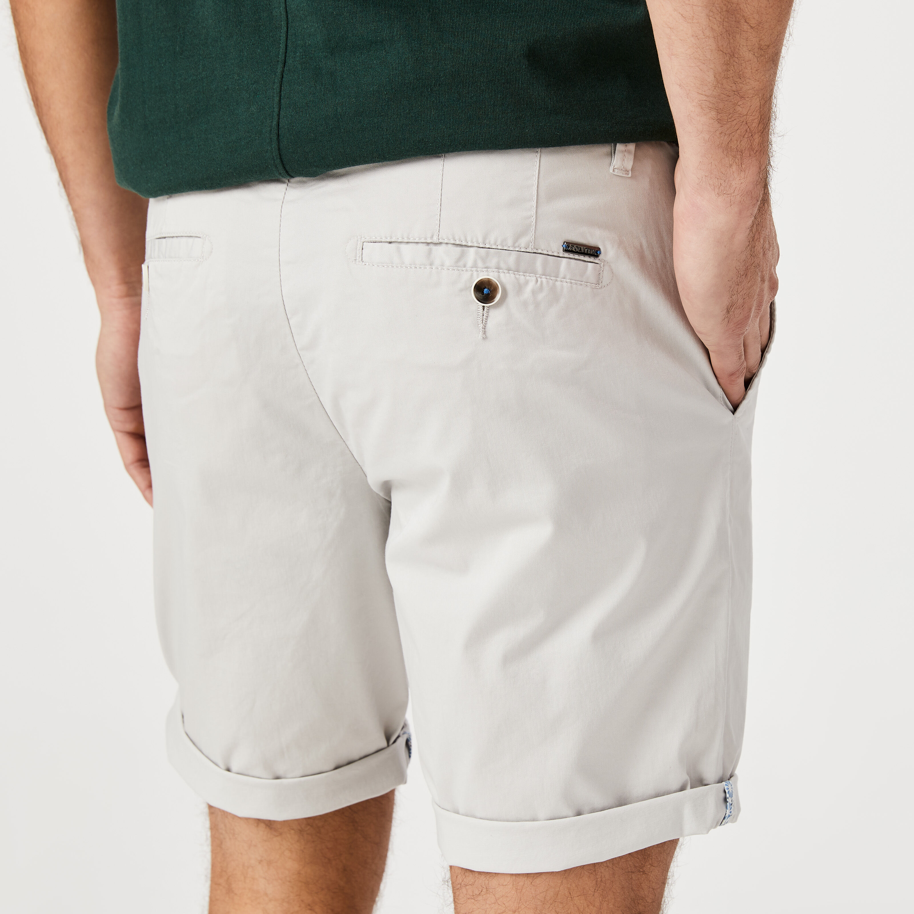 Stretch Cotton Chino Shorts \u0026 Belt 