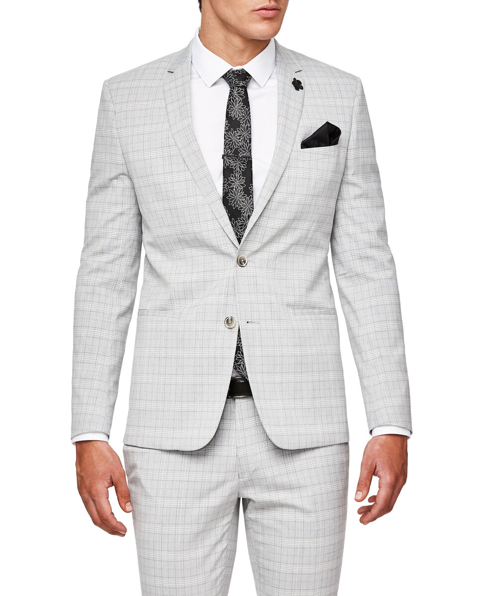 Molini Suit, Grey Check, hi-res