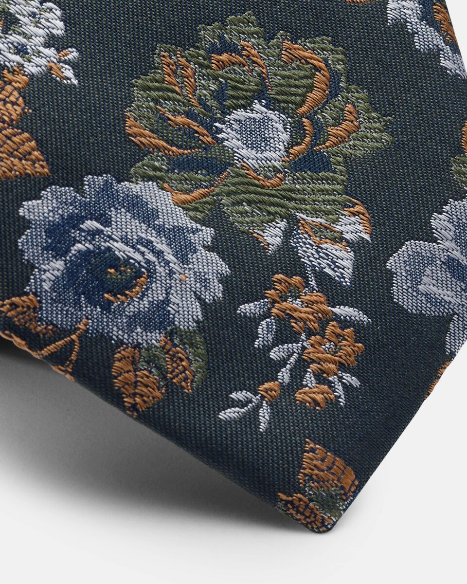 Mens Khaki/Tan Silk Tie