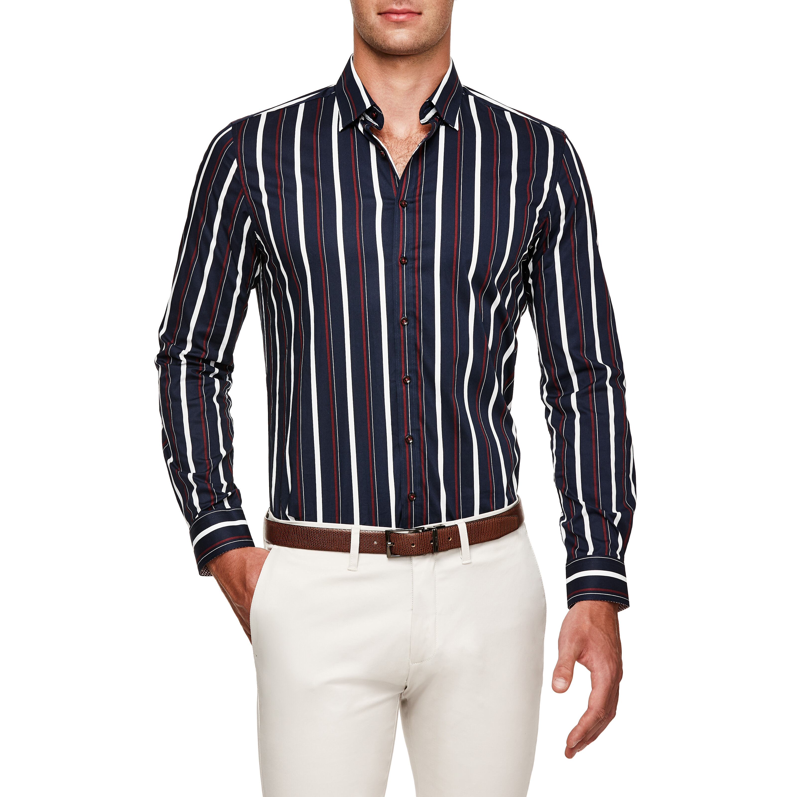 relaxed fit dress shirt