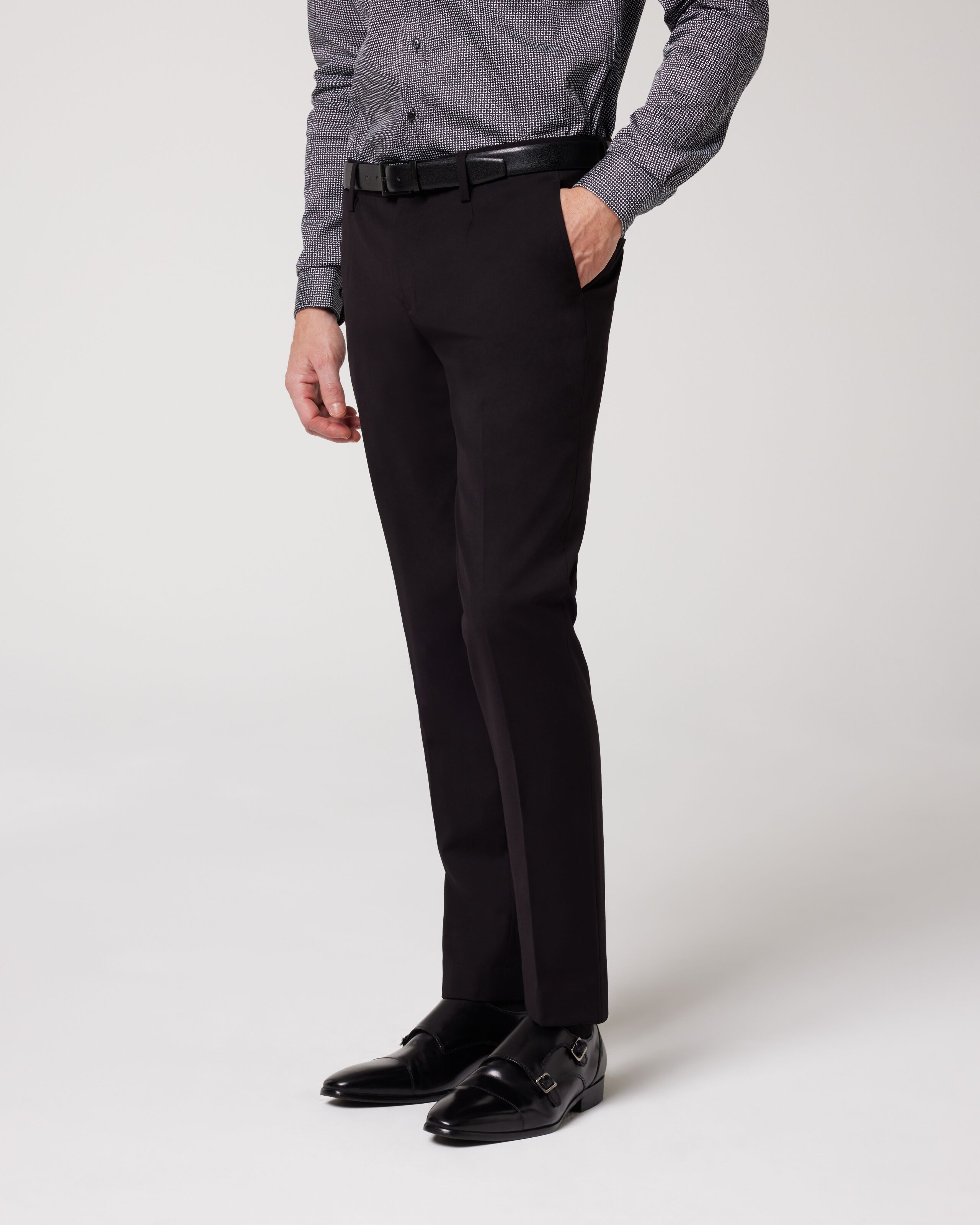 Jersey Dress Pants - Black - Ladies | H&M CA