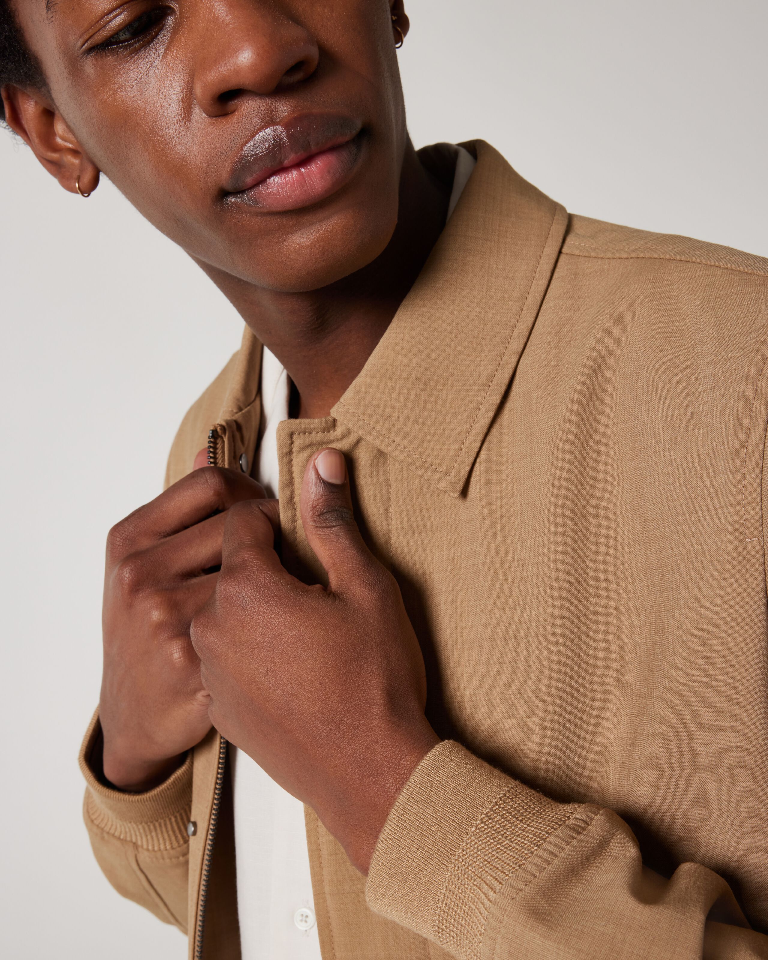 Camel shirt clearance jacket