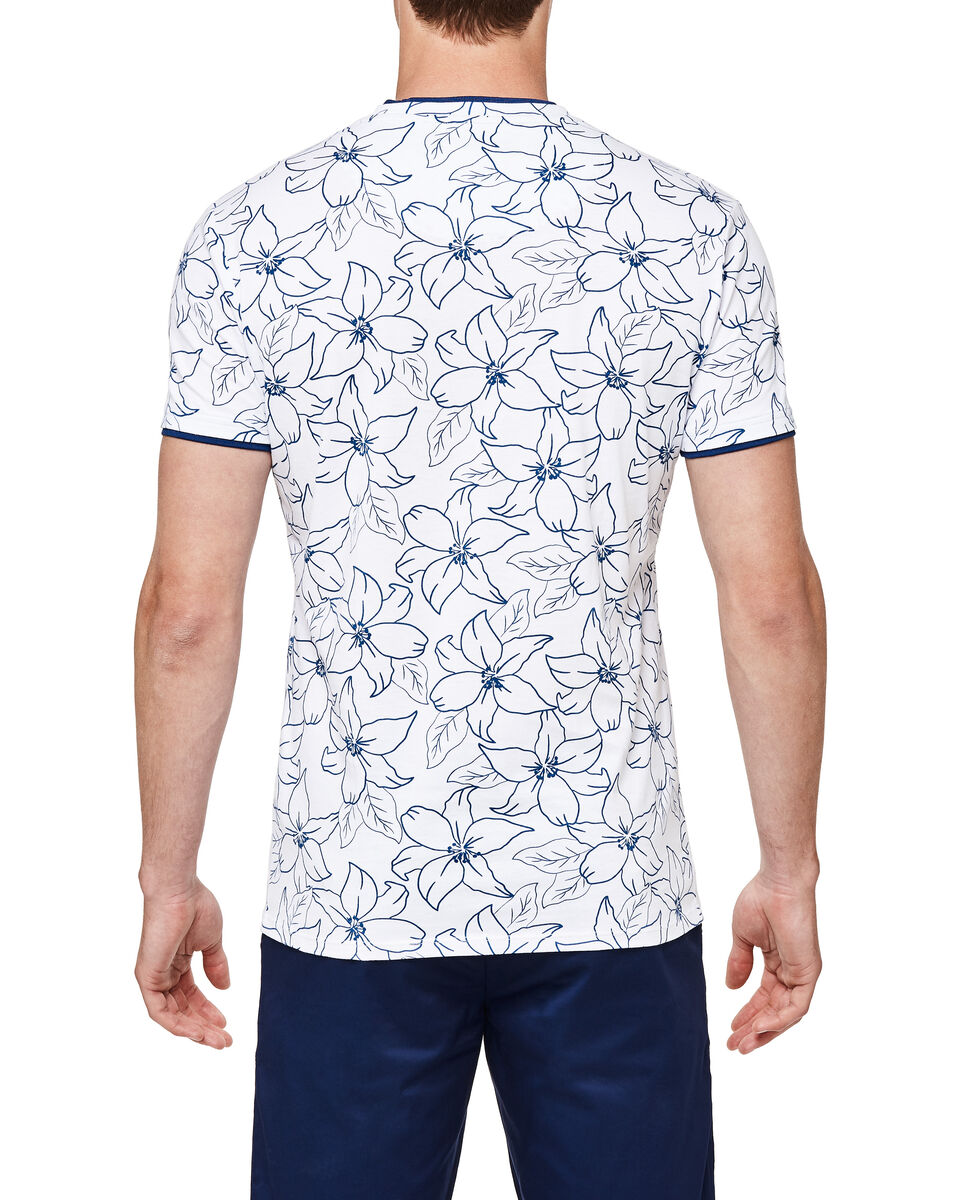 Kentish T-Shirt, White/Navy, hi-res