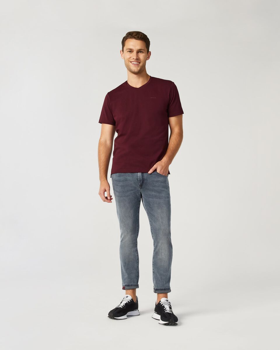 Mens Plum Cotton T-Shirt