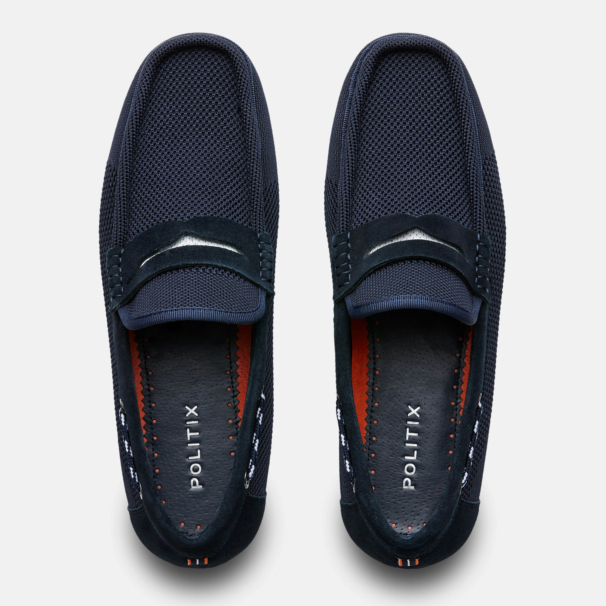 Terreti - Navy - Leather Flyknit Driving Shoes | shoes | Politix