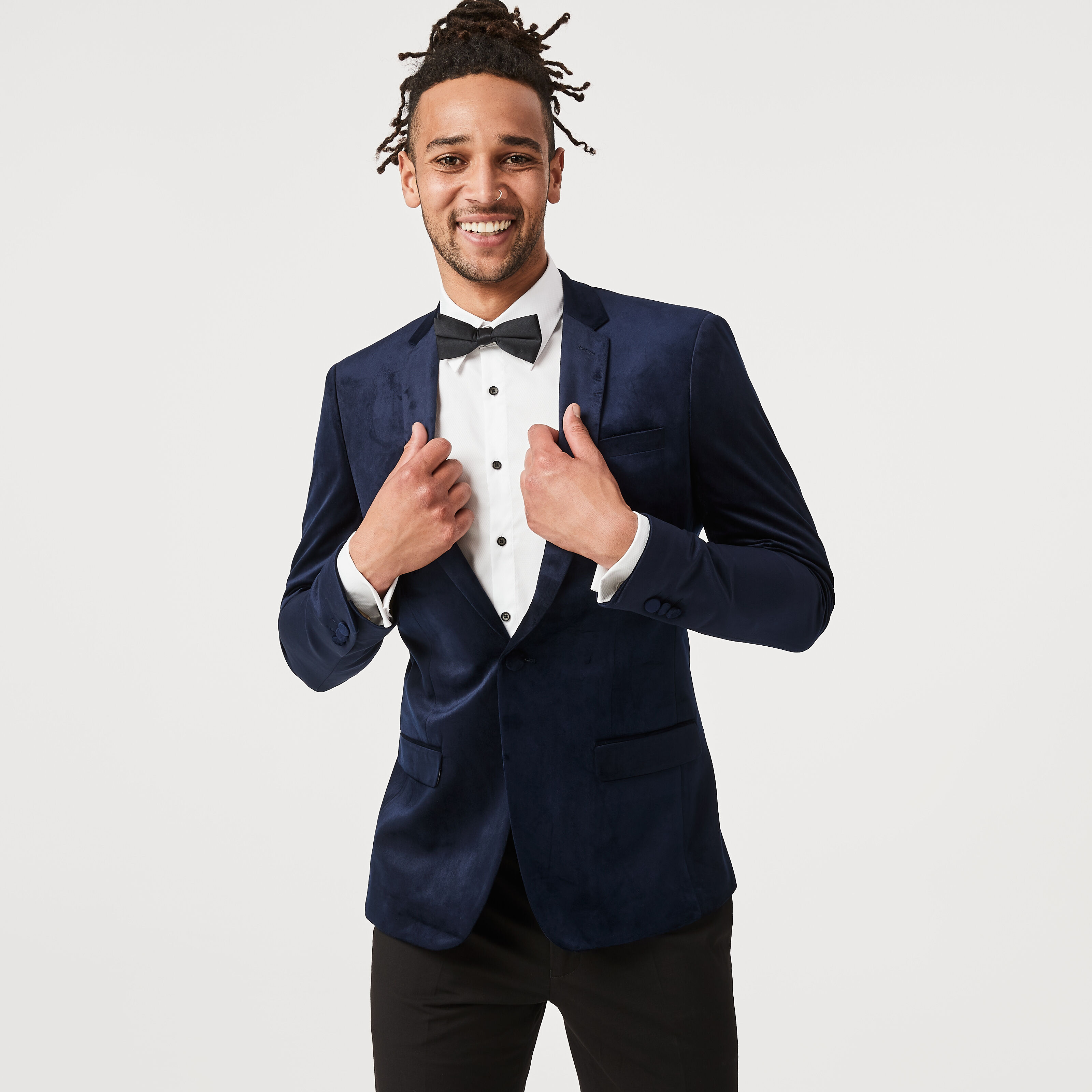 navy tailored jacket