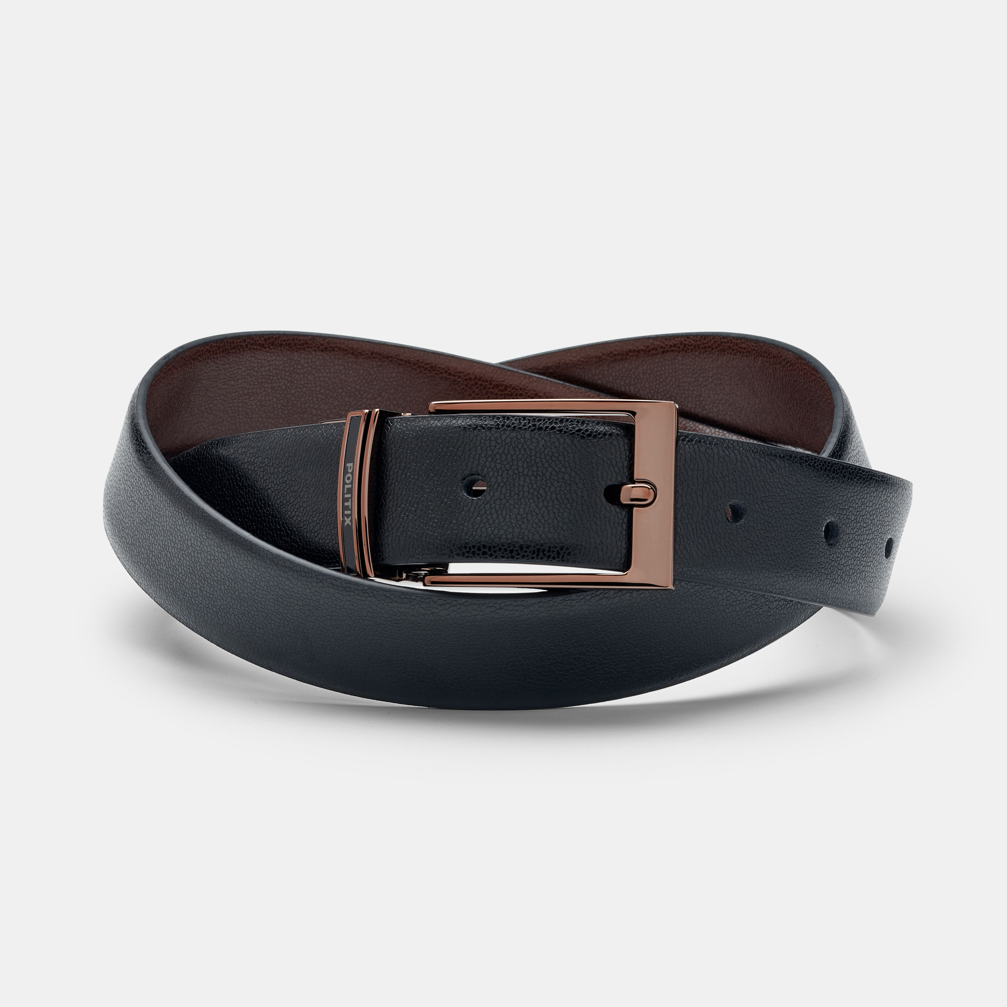 Massimo Dutti Faux Leather Belt brown casual look Accessories Belts Faux Leather Belts 