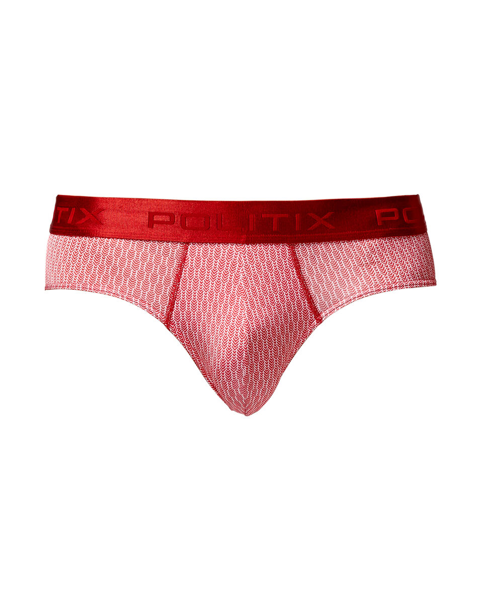 Brief Underwear, Red Print, hi-res