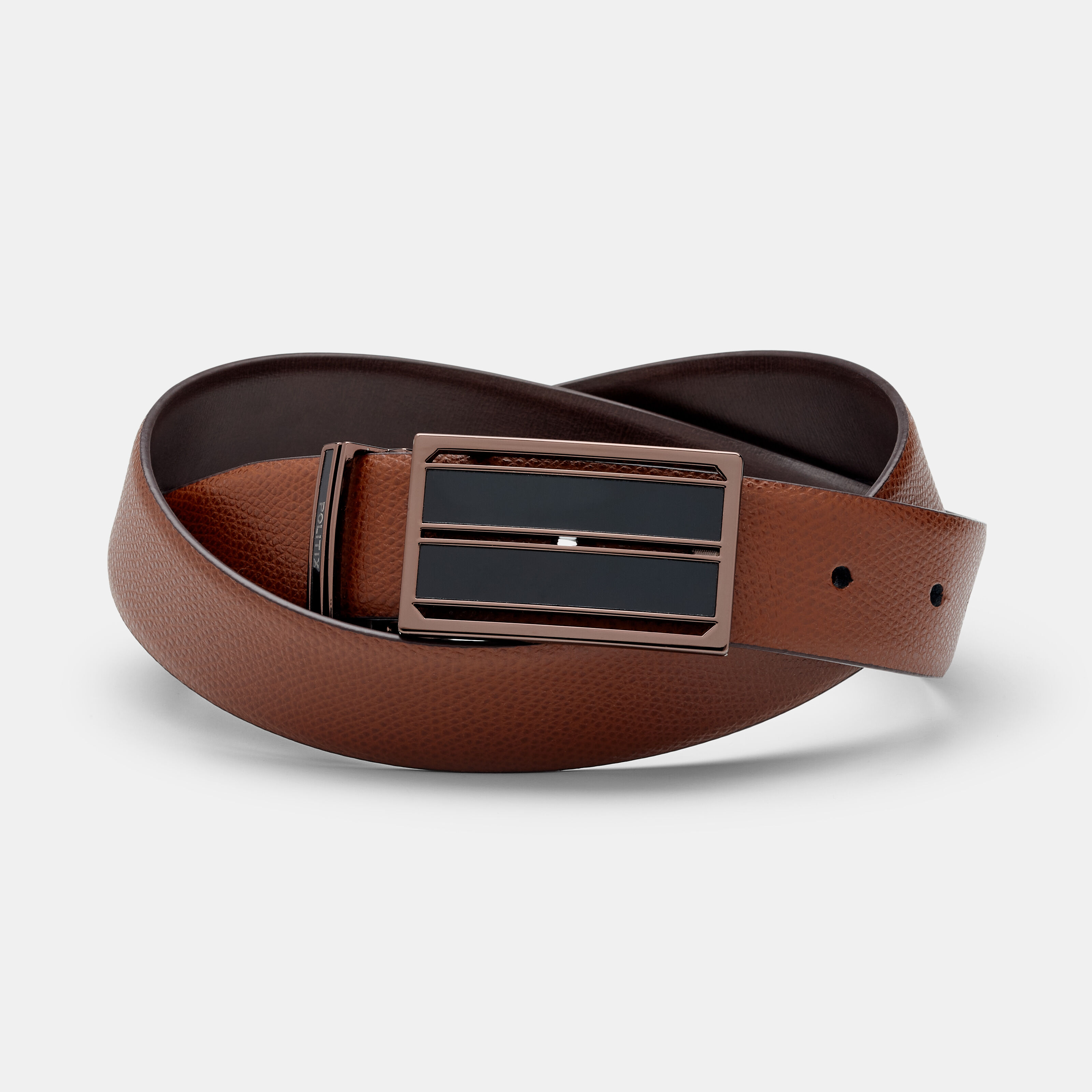 Cowboysbelt Leather Belt khaki-silver-colored casual look Accessories Belts Leather Belts 