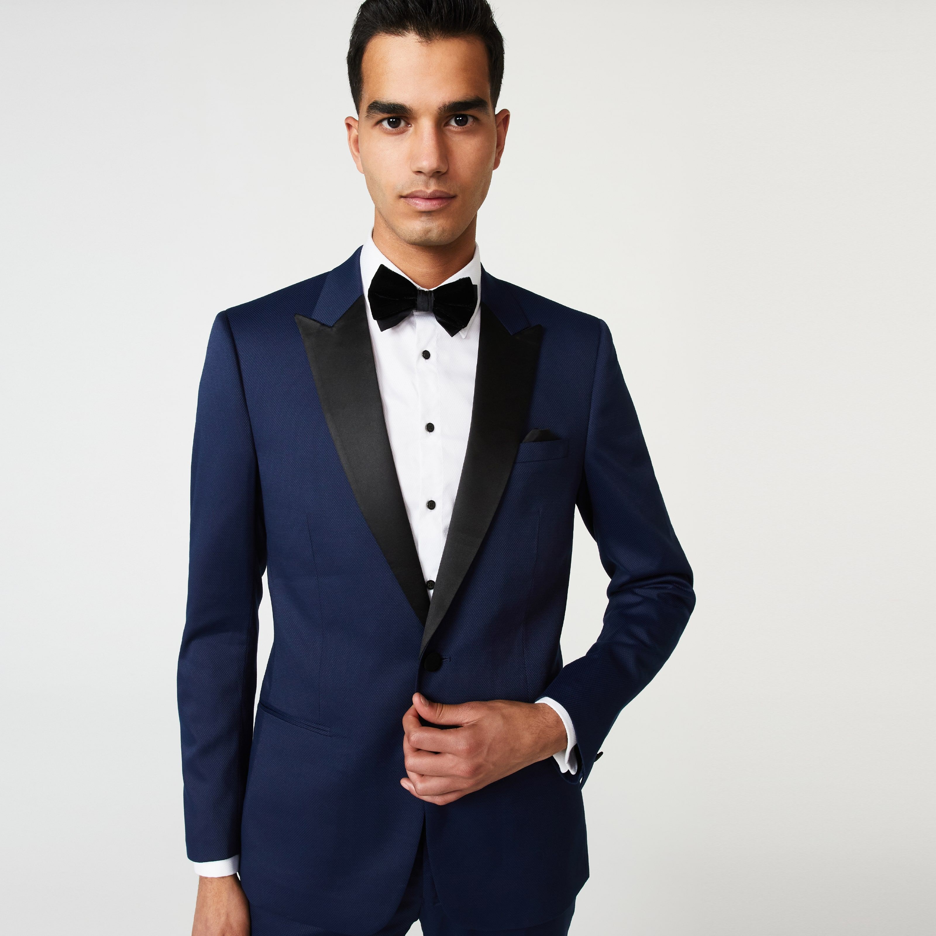 Men's Grey Tuxedo Vest with Satin Lapels Open Back Wedding Morning Dress S/M 