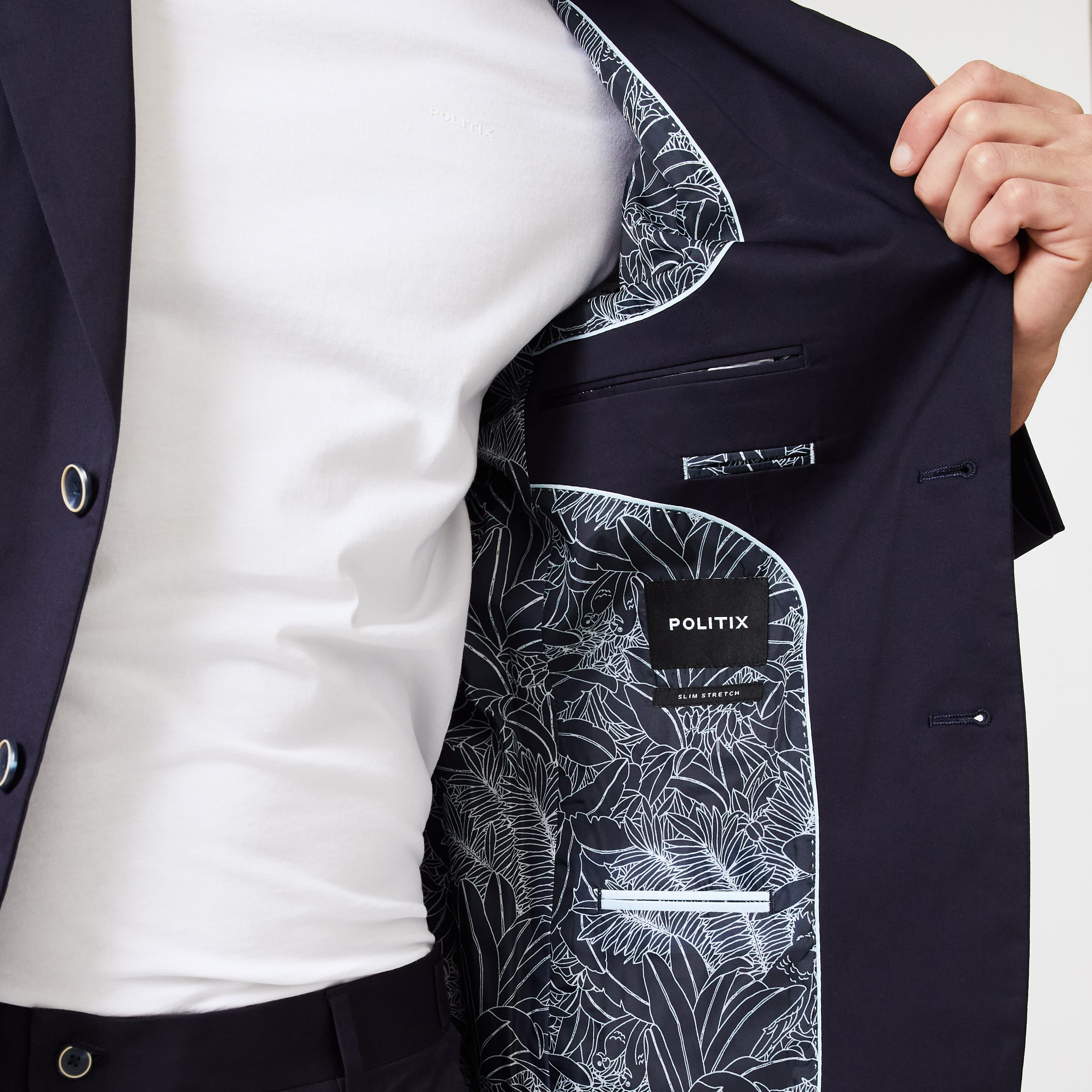 Tomm Stretch Cotton Tailored Jacket 
