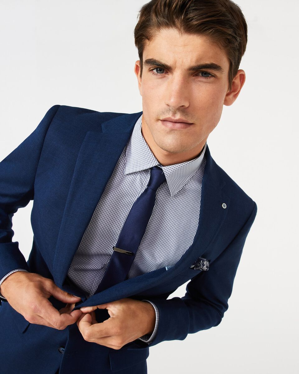 Mens Petrol Tailored Suit Jacket