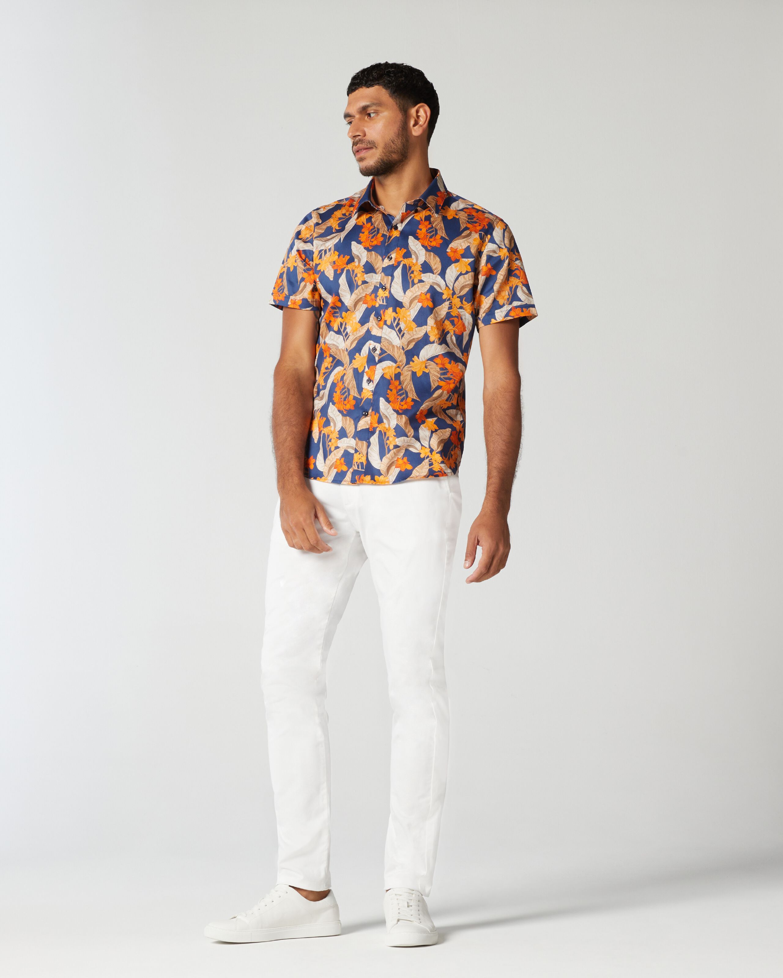 Half sleeve floral top shirt
