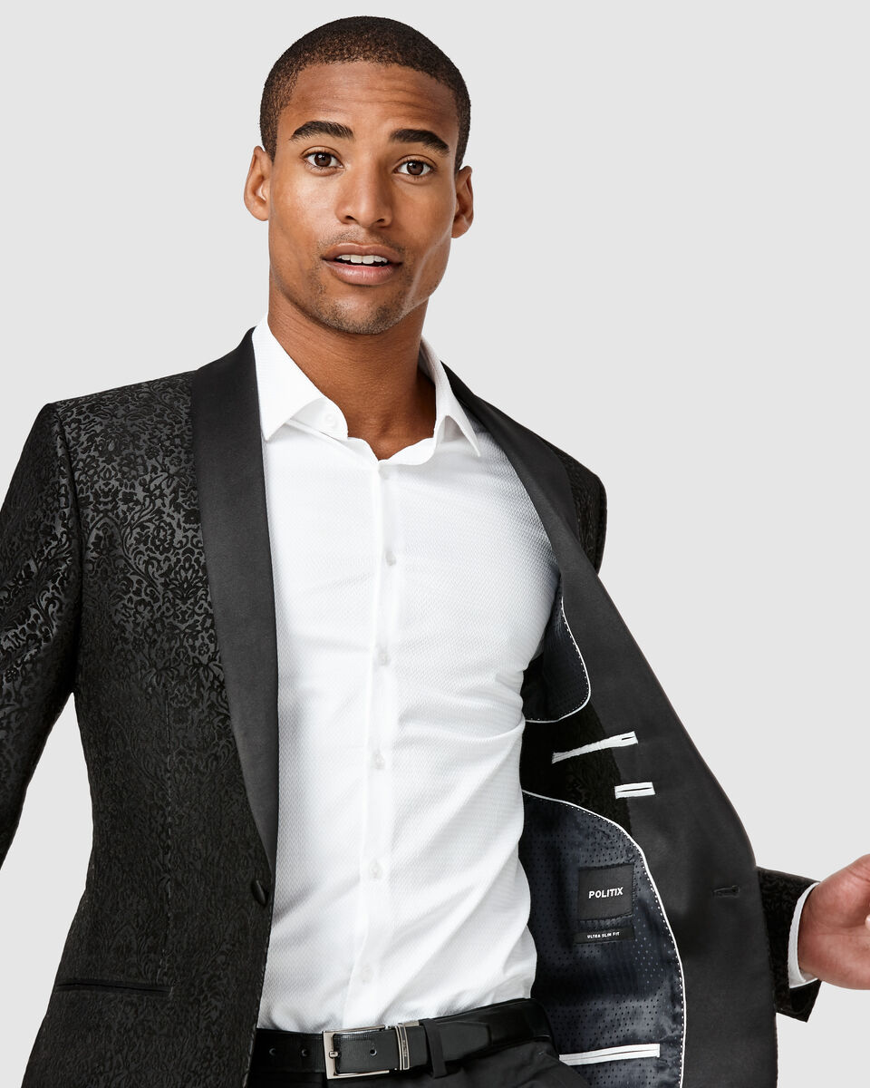 Burnett Tuxedo Jacket, Black, hi-res