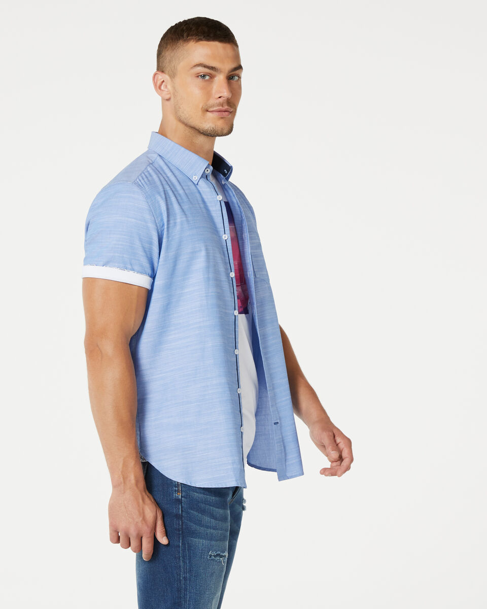 Masi Short Sleeve Shirt, Blue, hi-res