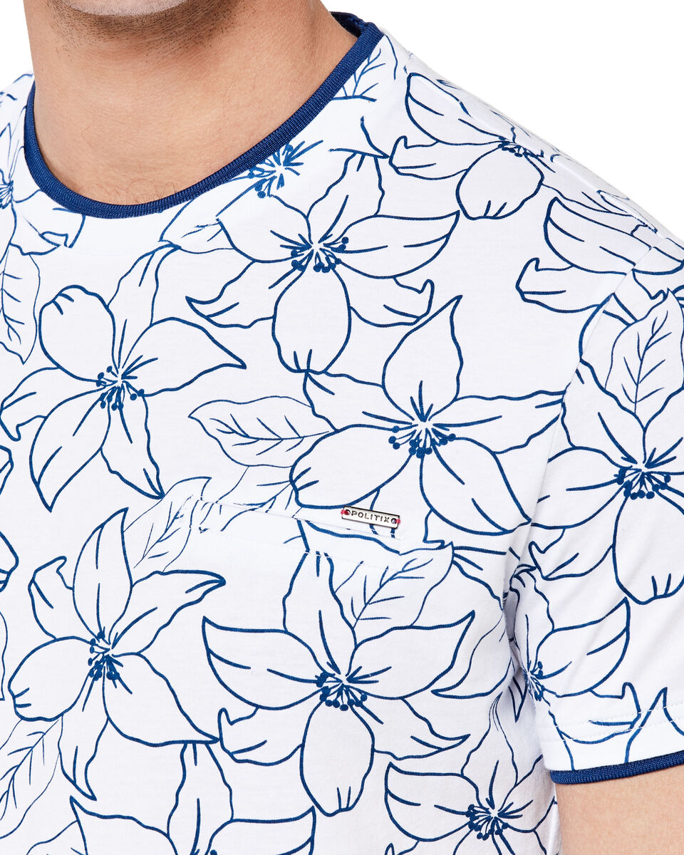 Kentish T-Shirt, White/Navy, hi-res