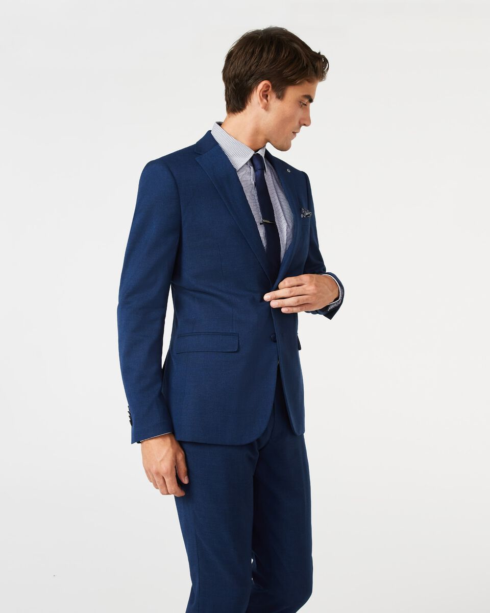 Mens Petrol Tailored Suit Jacket
