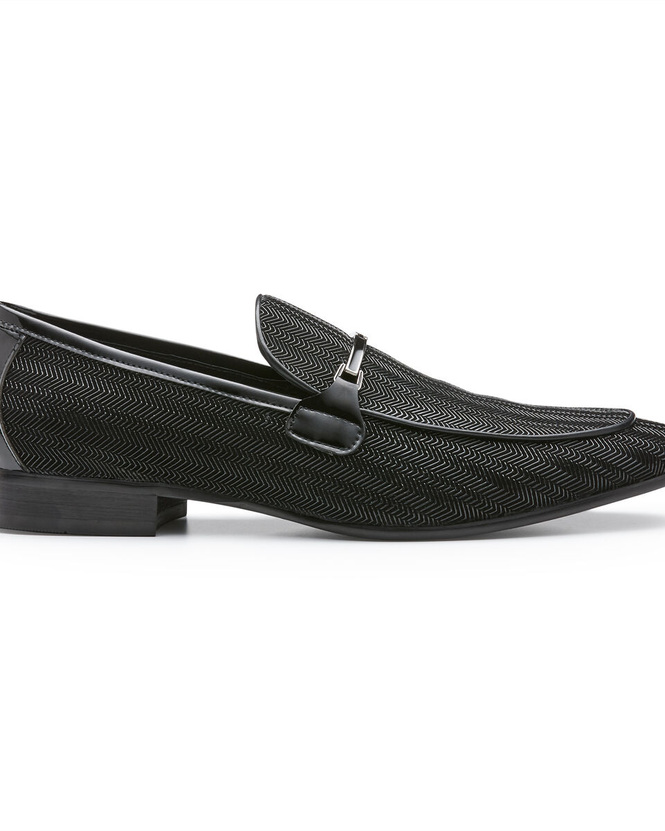 Cinzano Leather Loafer, Black, hi-res