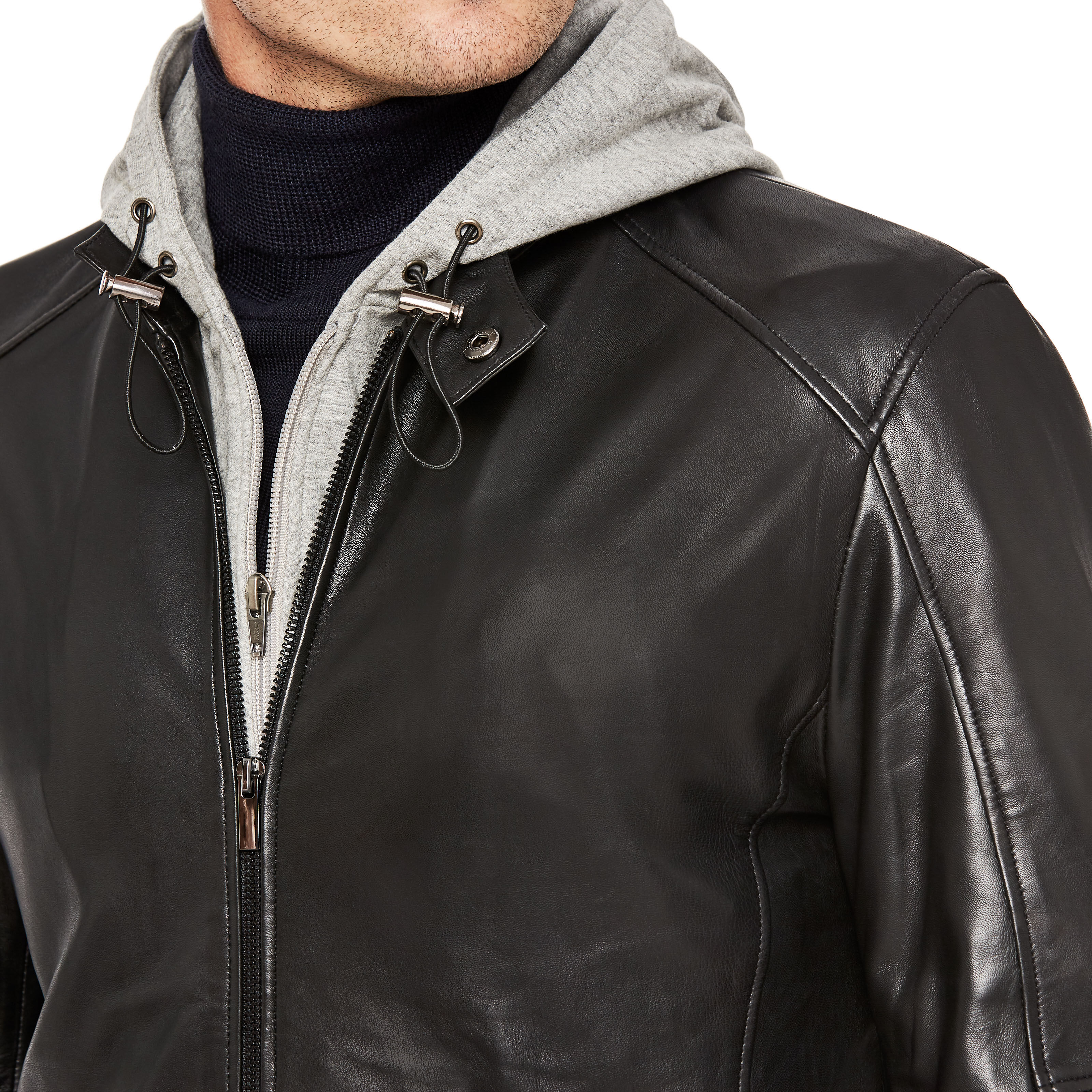 biker jacket with fur inside