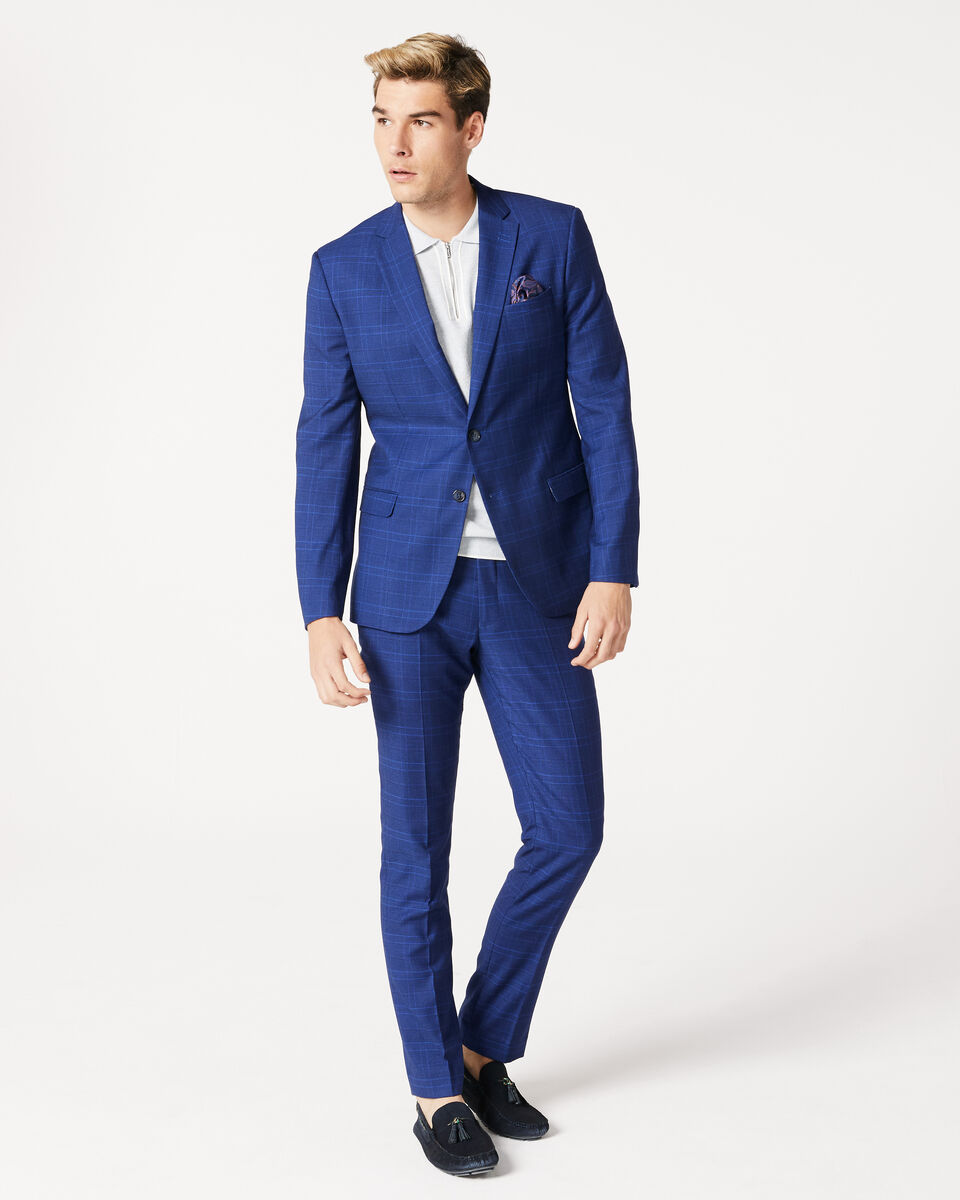 Milson Suit, Blue Check, hi-res