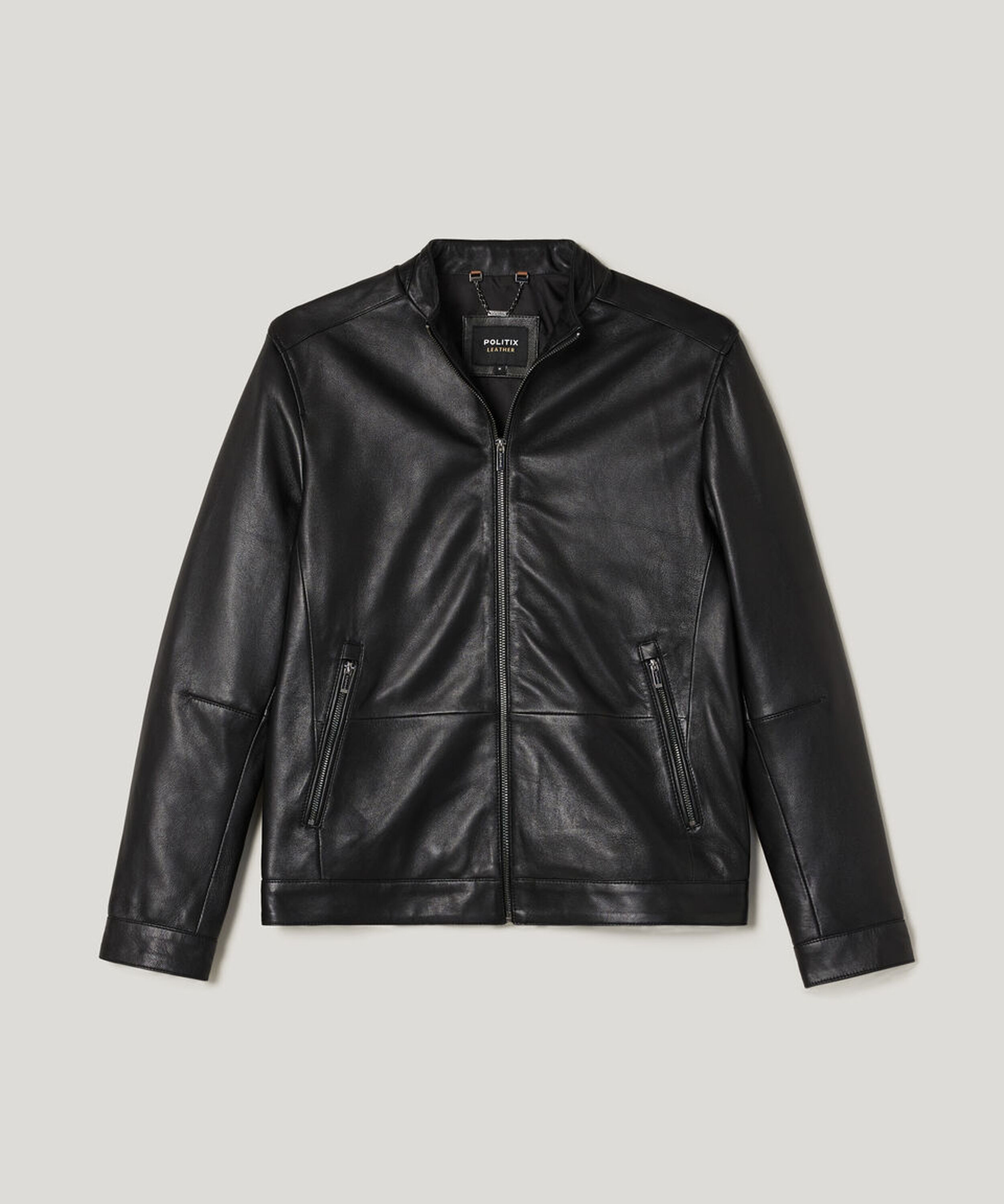 Clean Biker Jacket - Black | Leather Jackets | Politix