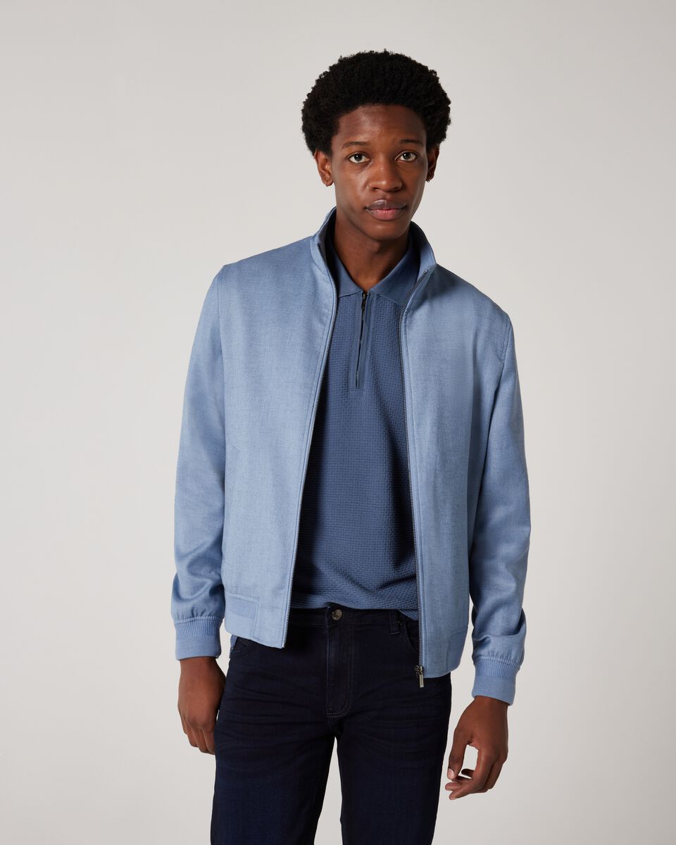 Funnel Neck Bomber Jacket