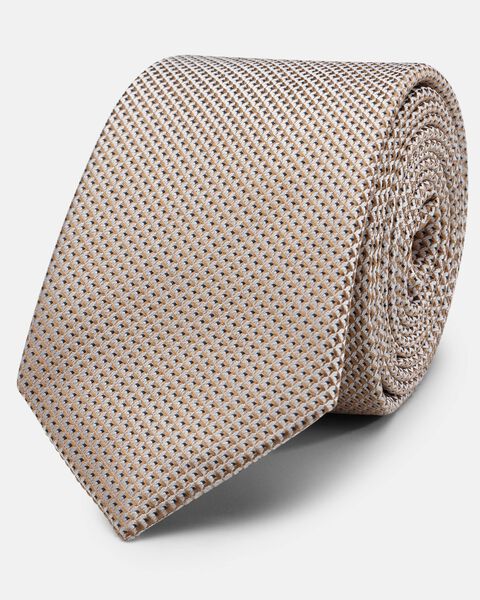 Mens Fawn Silk Tie