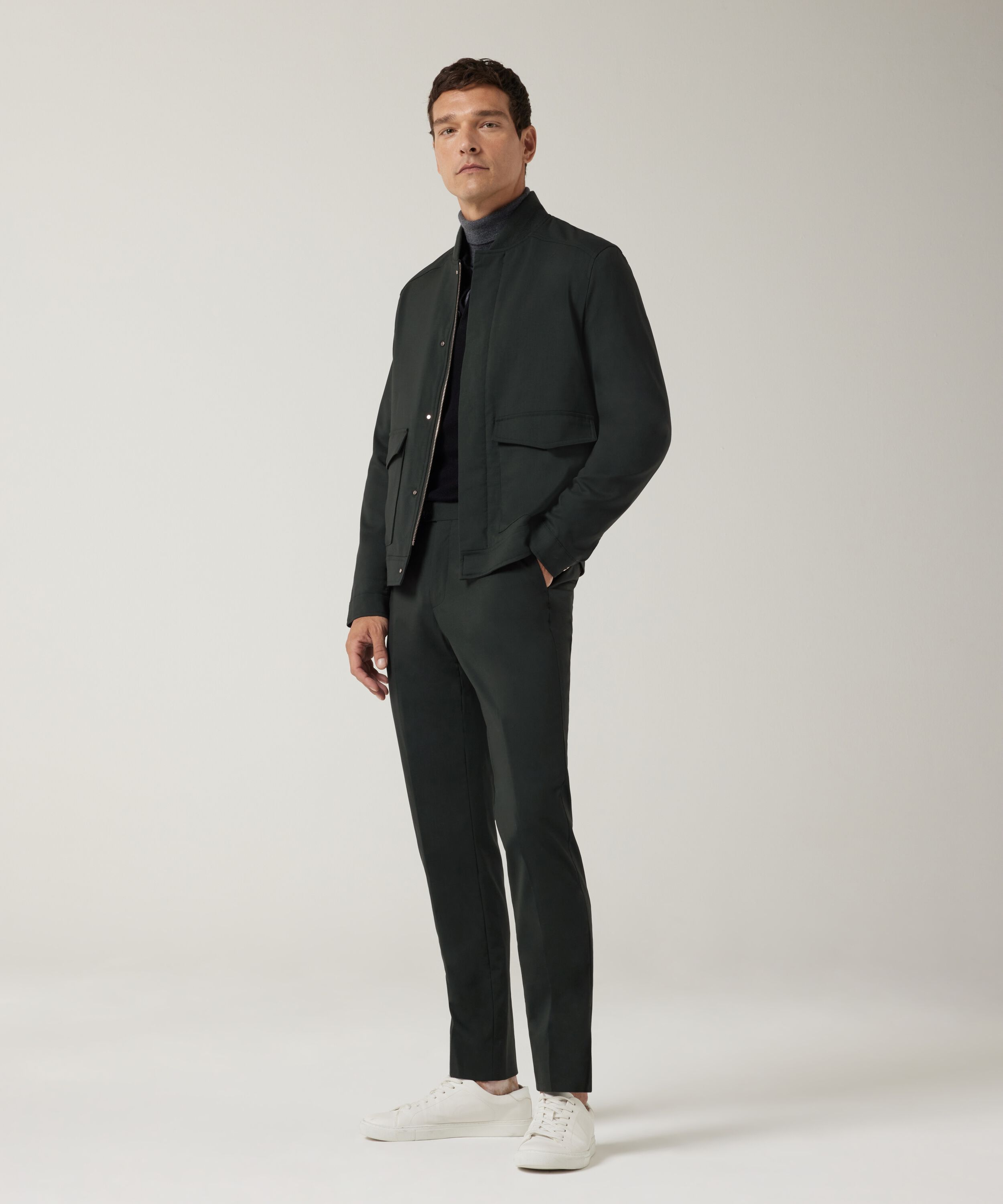 black dress shirt with khakis 3-Piece Complete Outfit w/ Pant Stretch fabric ensures ease of movement What Color Dress Shirts Go