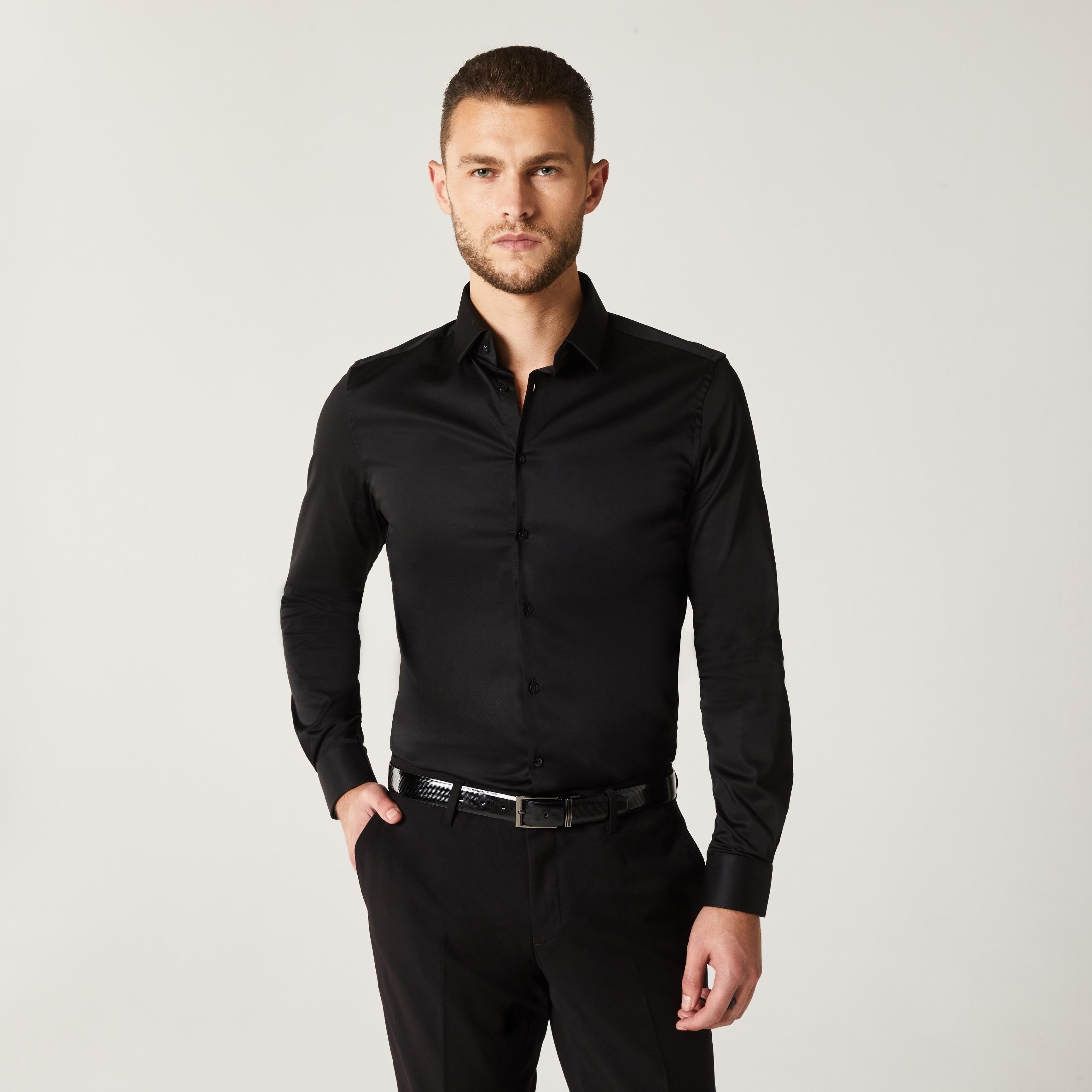 Black Pants with Black Shirt Outfits For Men 527 ideas  outfits   Lookastic