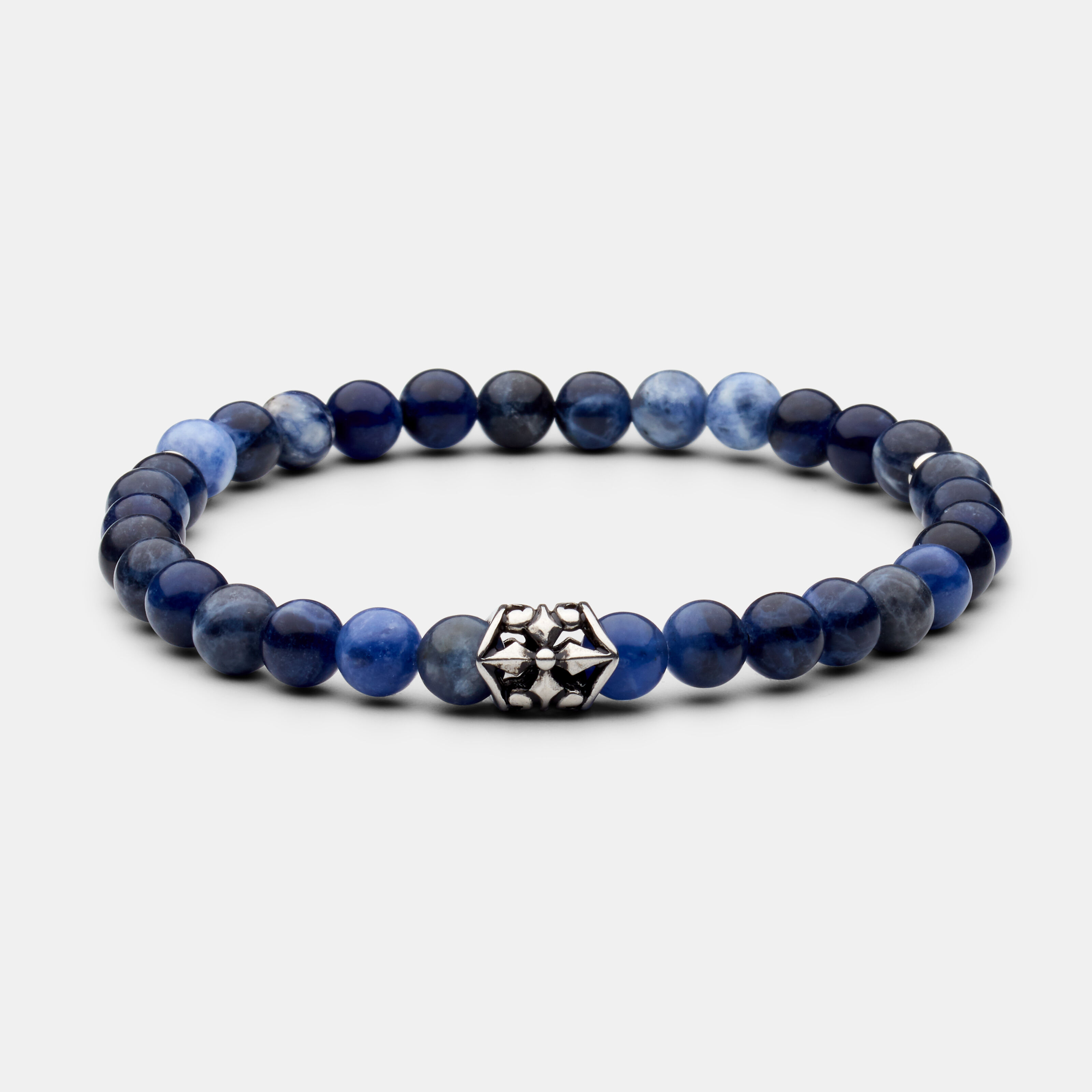 Lapis lazuli mens store bracelet