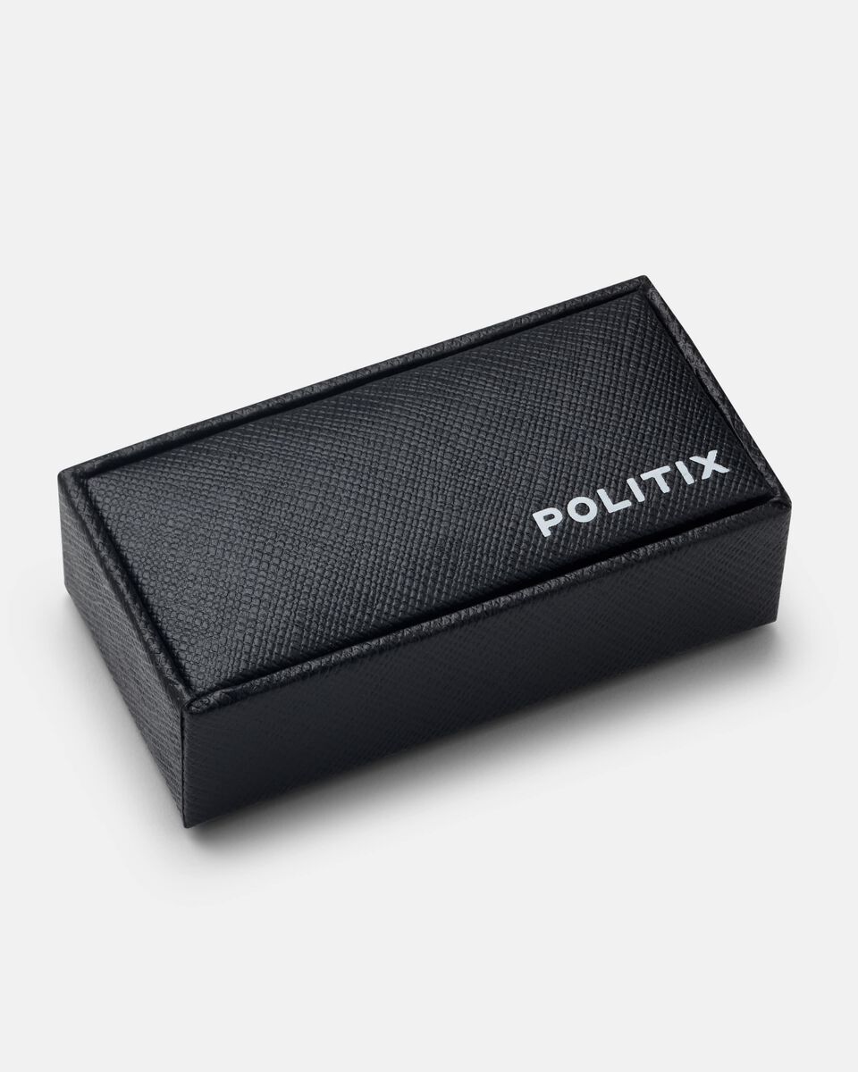 Men Silver Embossed Cufflinks