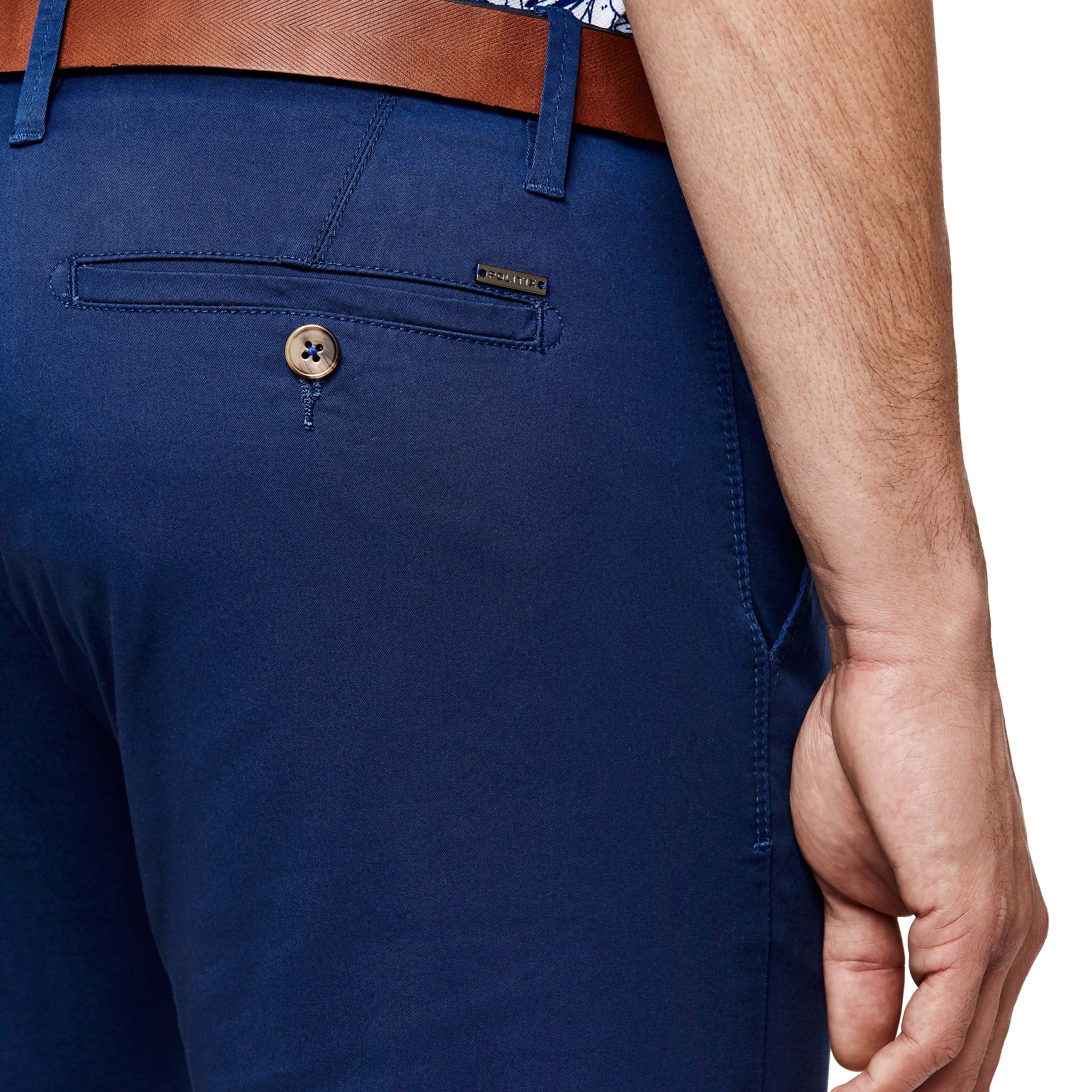 blue slim chinos