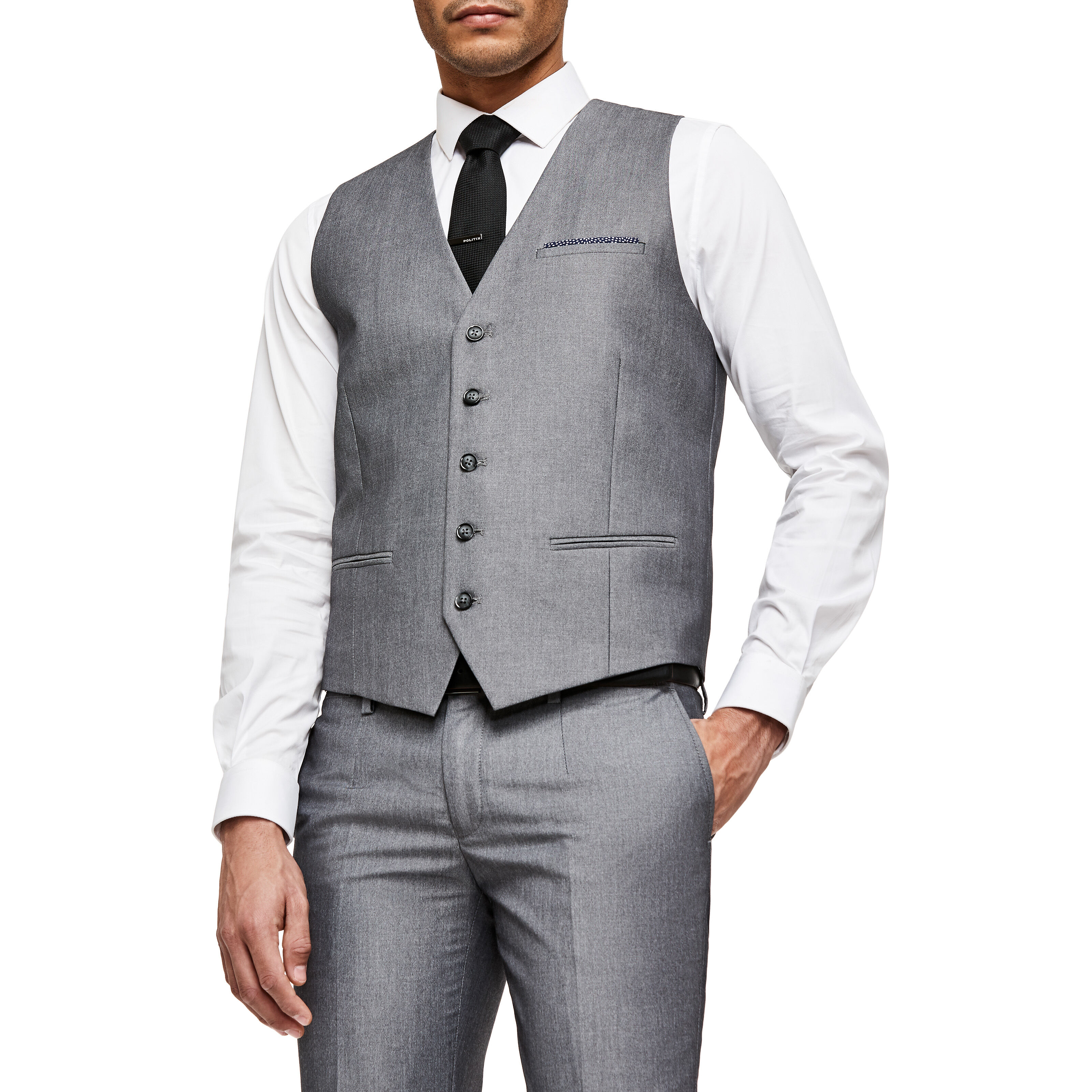Gray vest outfit store mens