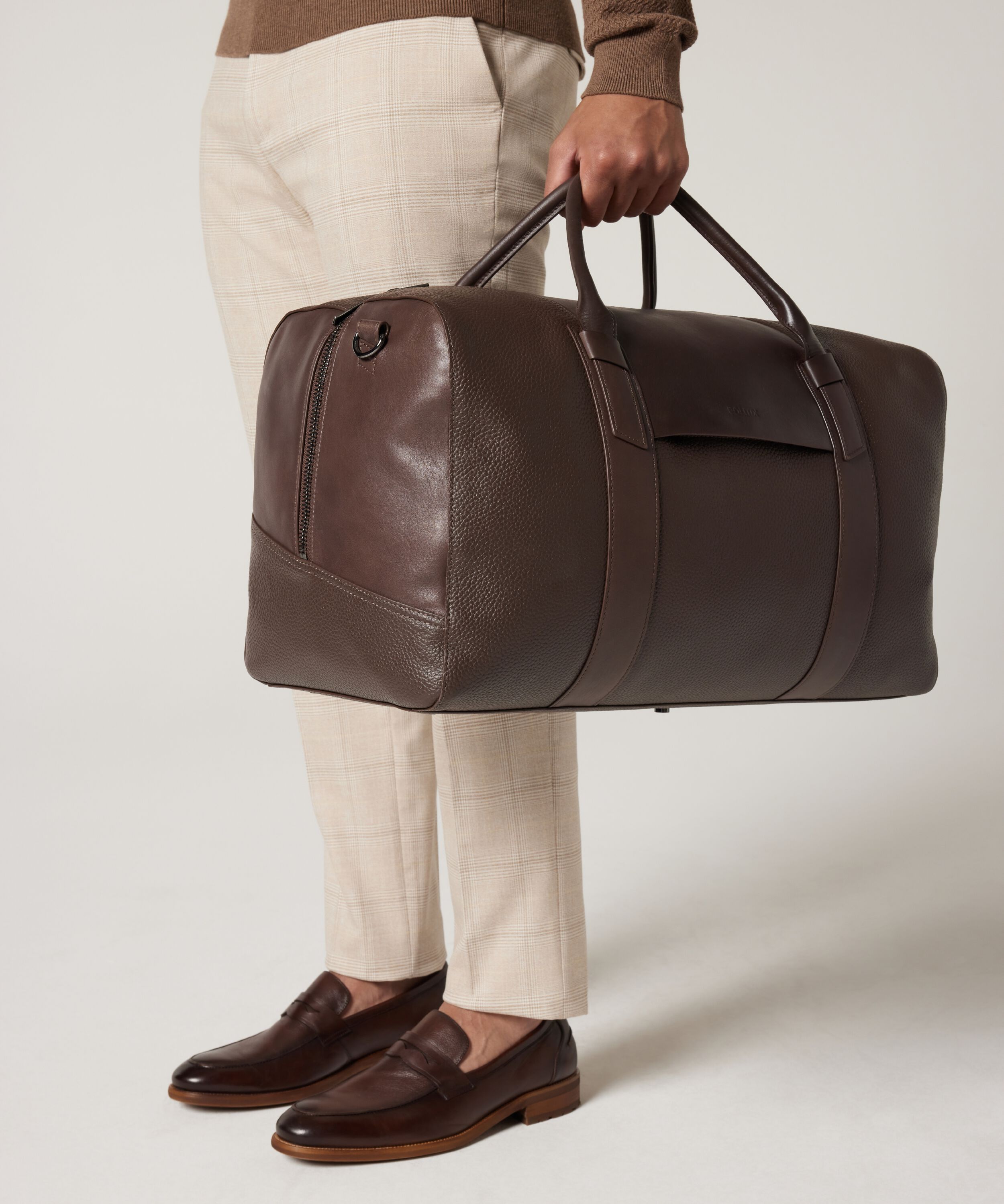 Leather Weekender Bag
