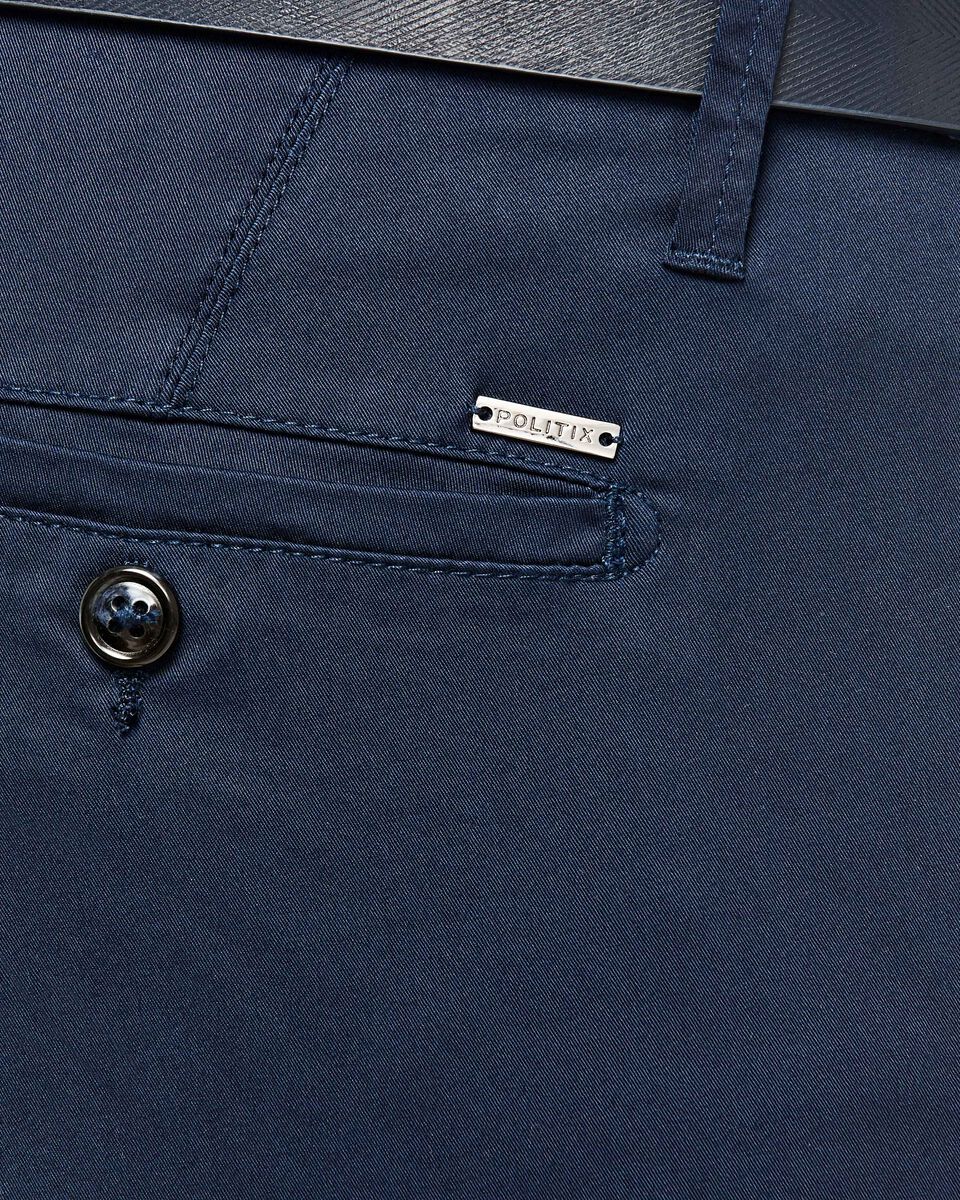 Slim Stretch Cotton Chino, Petrol, hi-res