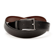 Abruzzi Reversible Full Grain Leather Belt, Black/Brown, hi-res