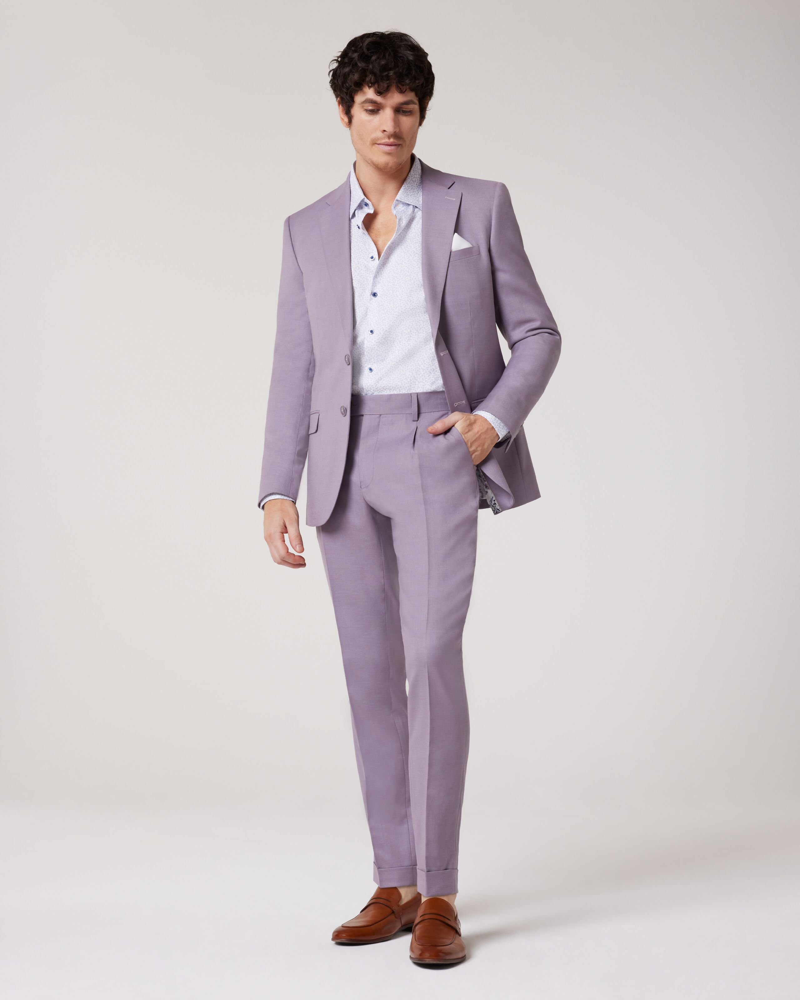 The right trouser length for suit trousers