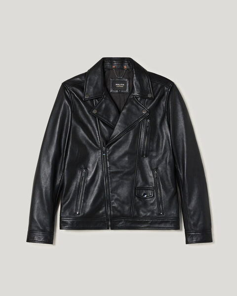 Leather Asymmetric Biker