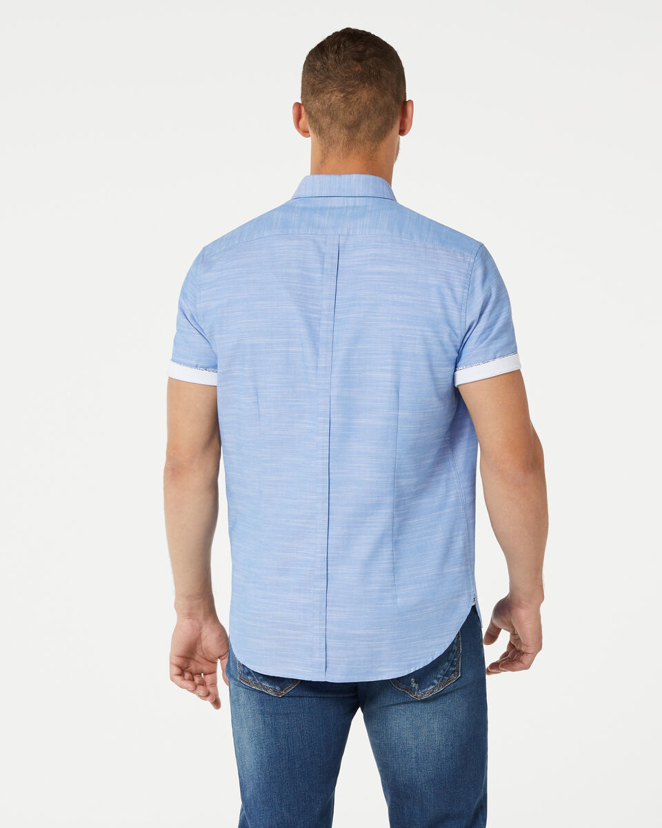 Masi Short Sleeve Shirt, Blue, hi-res