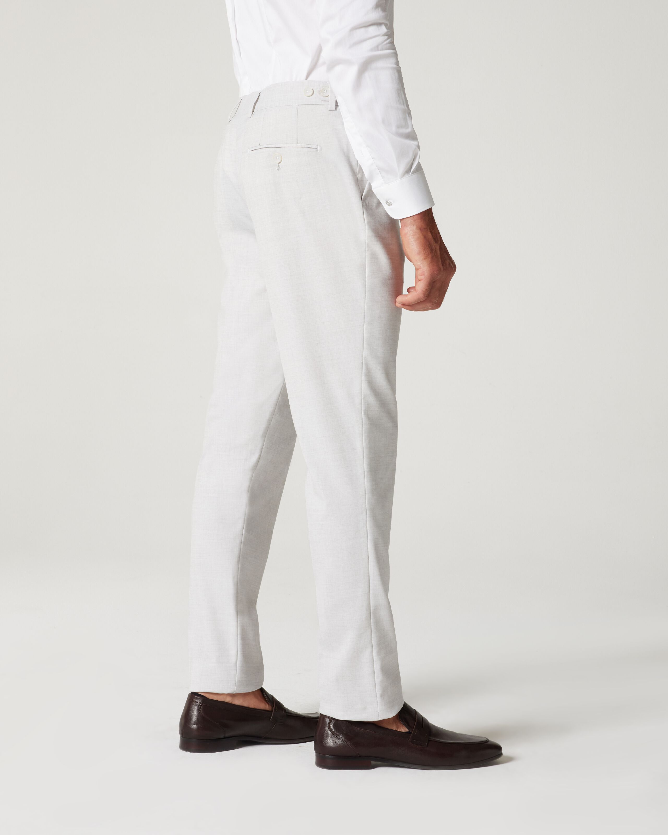 White/Grey/Black Suit Pants Men Slim Fashion Social Mens Dress Pants Korean  Loose Straight Pants Mens Formal Trousers 28-36 - AliExpress