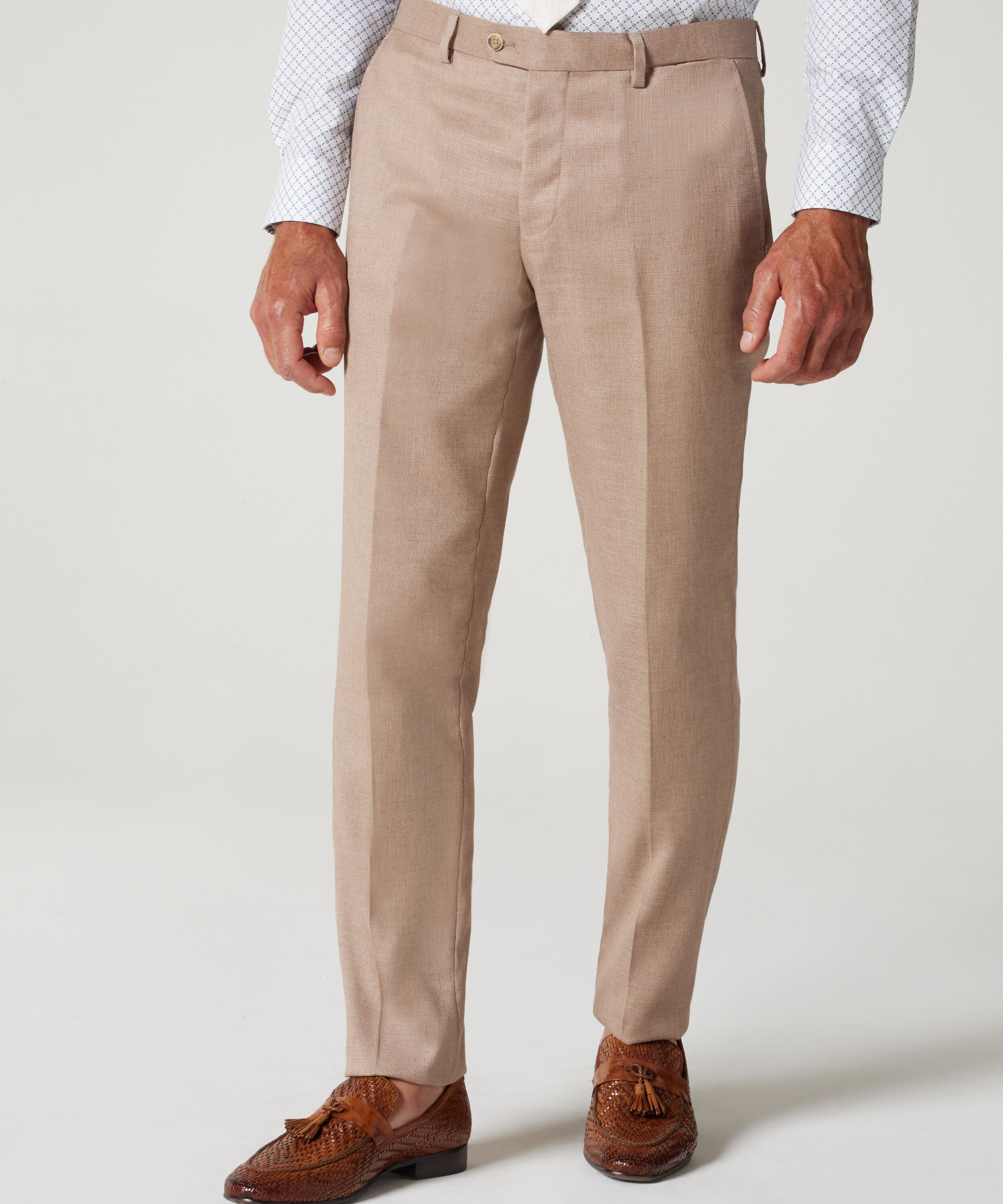 Light brown suit pants