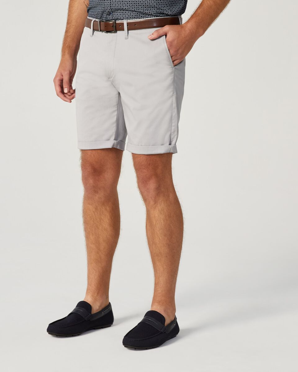Mens Light Grey Chino Short