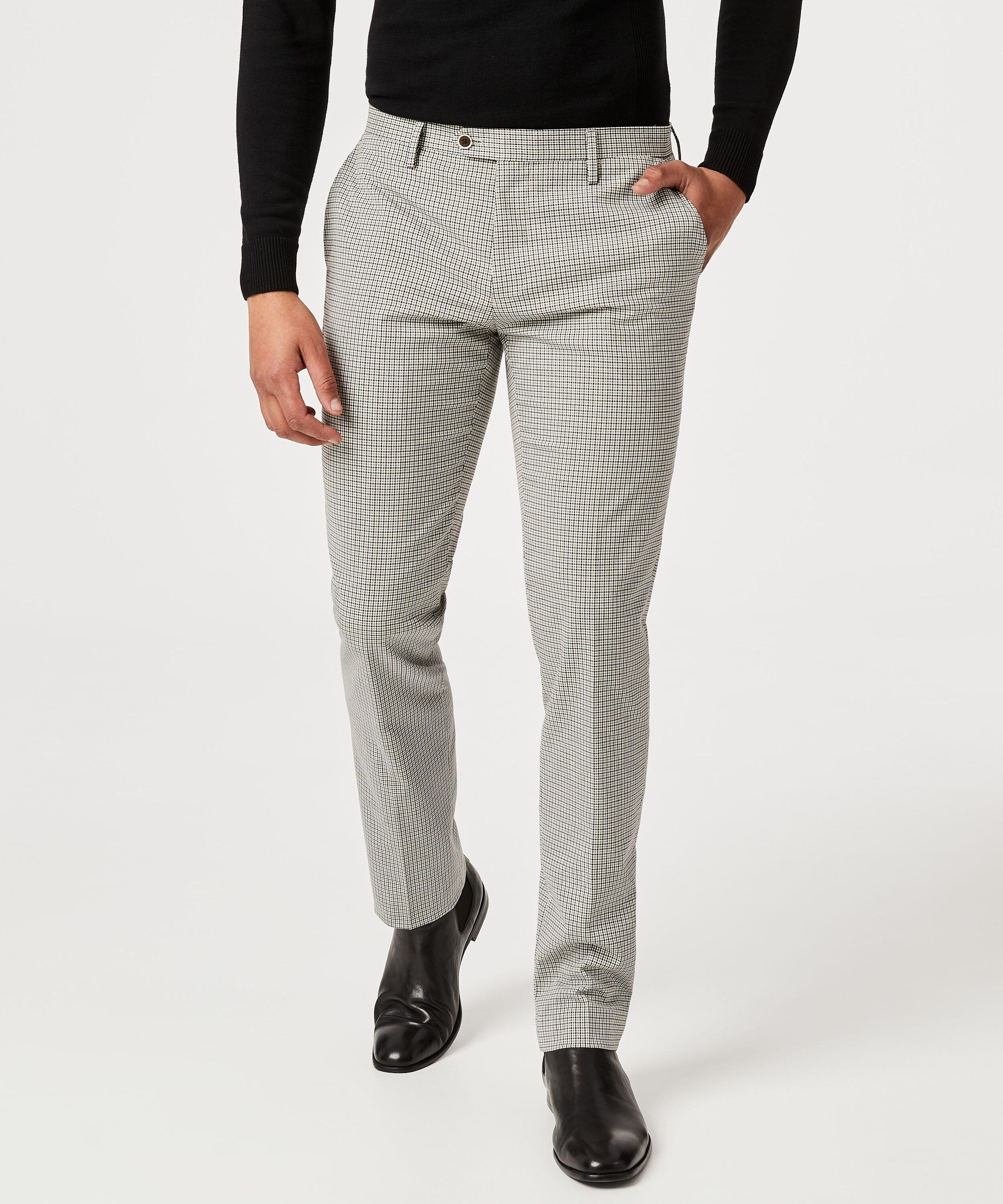 Broadley - Houndstooth - Houndstooth Suit Pants Ultra Slim