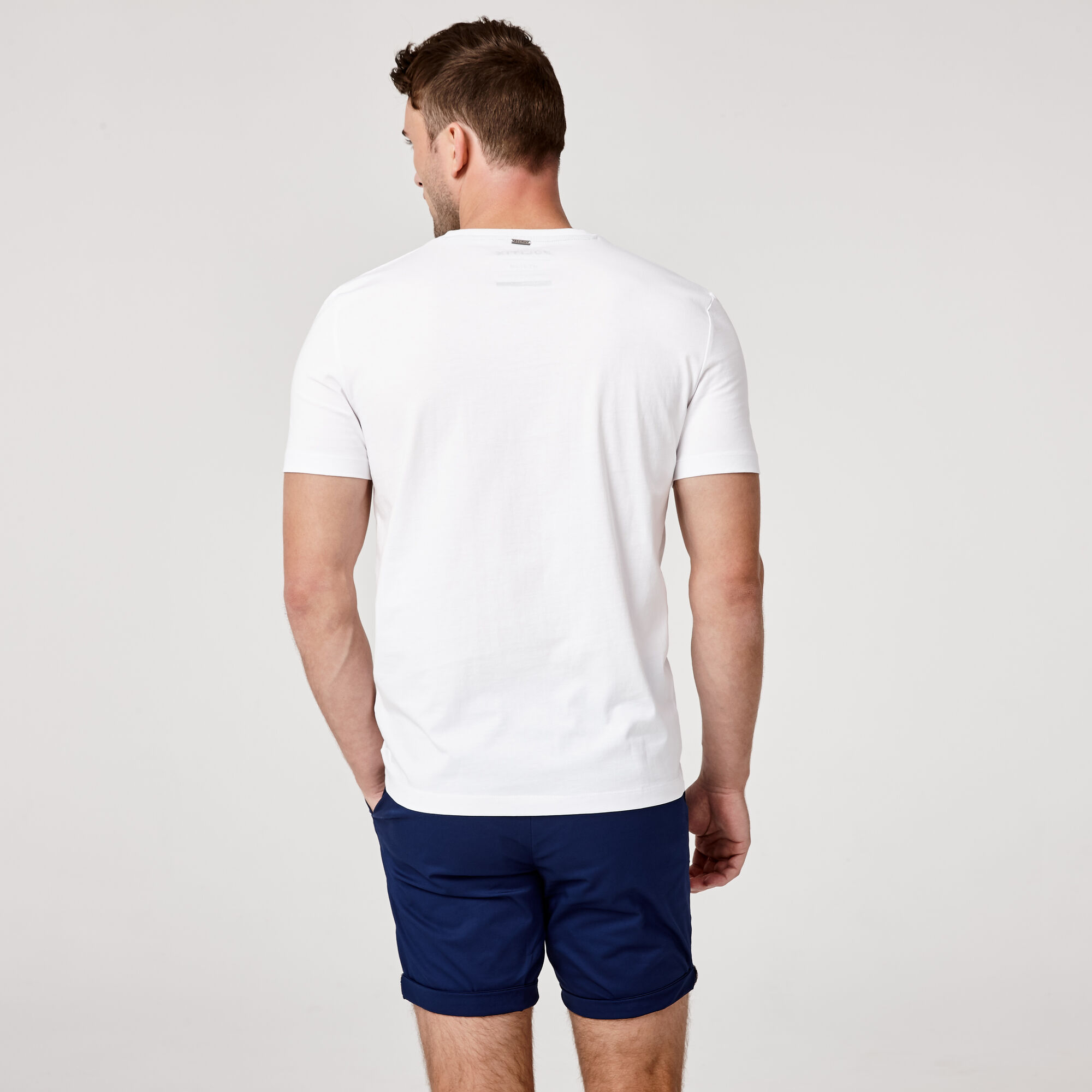 Doria - White Multi - Cotton T-Shirt Digital Photo Print | T-Shirts ...