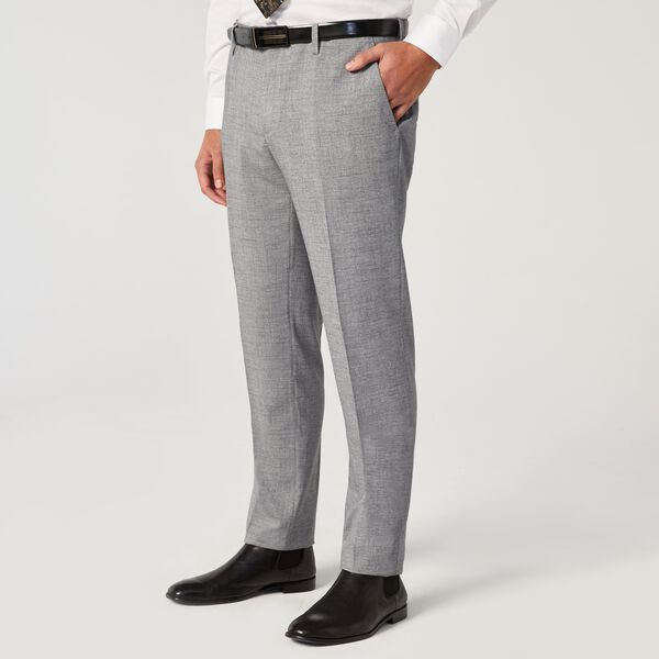 Mens Light Grey Tailored Suit Pant
